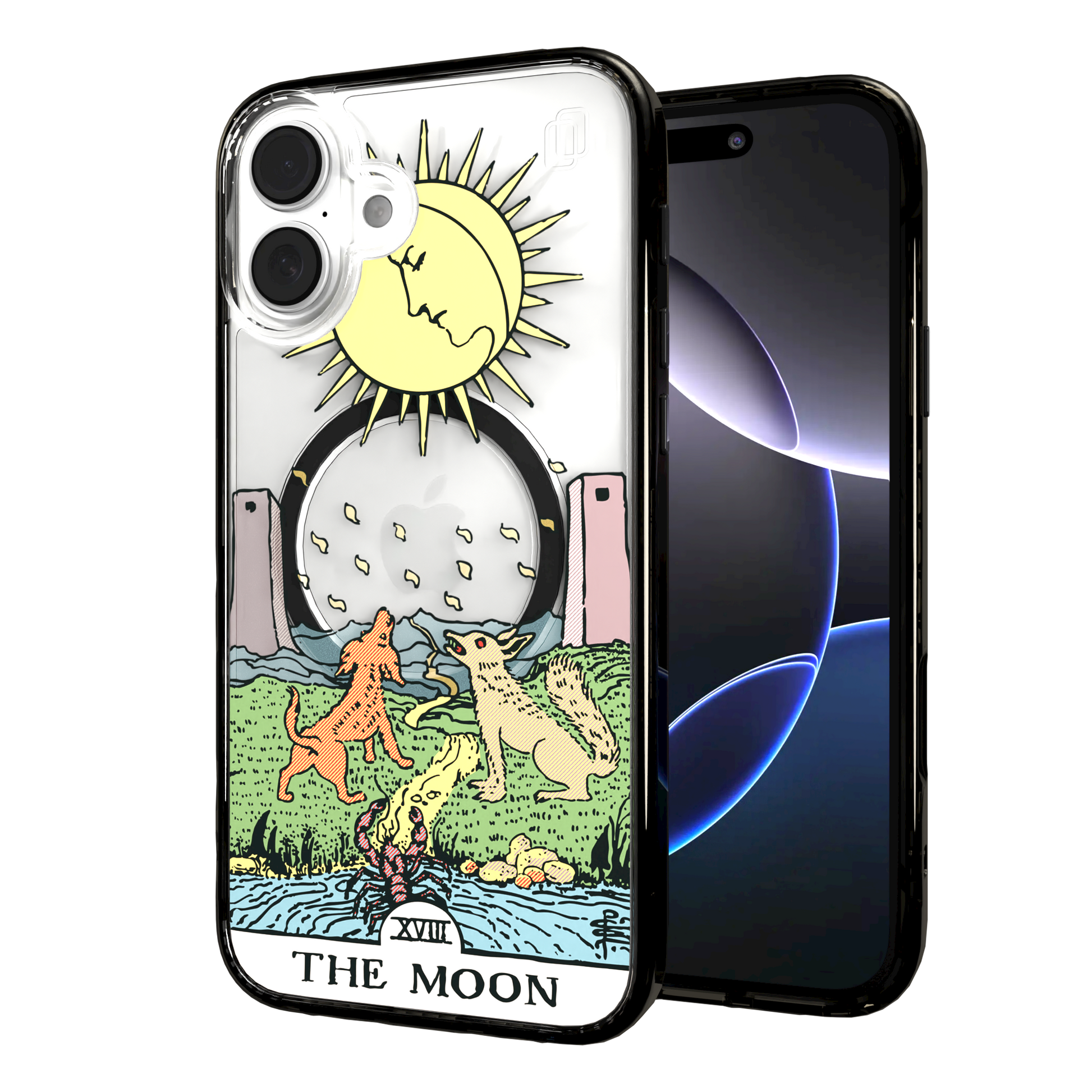 iPhone 16 Series | MagSafe | Tarot Collection | The Moon The Moon - Color / iPhone 16 Plus / Black