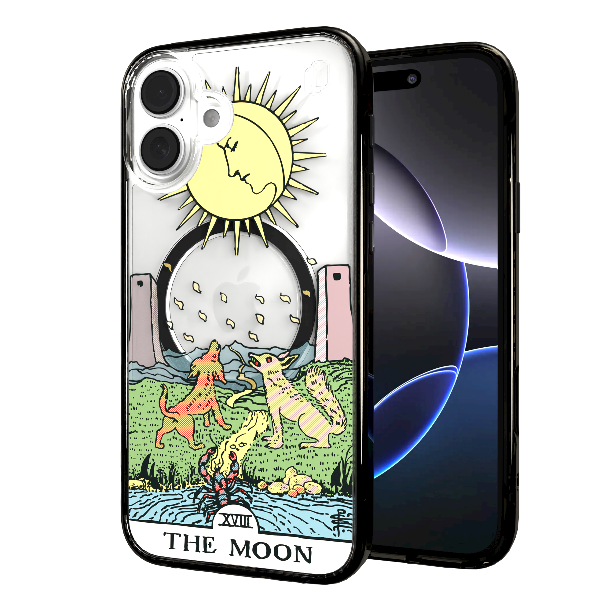 iPhone 16 Series | MagSafe | Tarot Collection | The Moon The Moon - Color / iPhone 16 Plus / Black