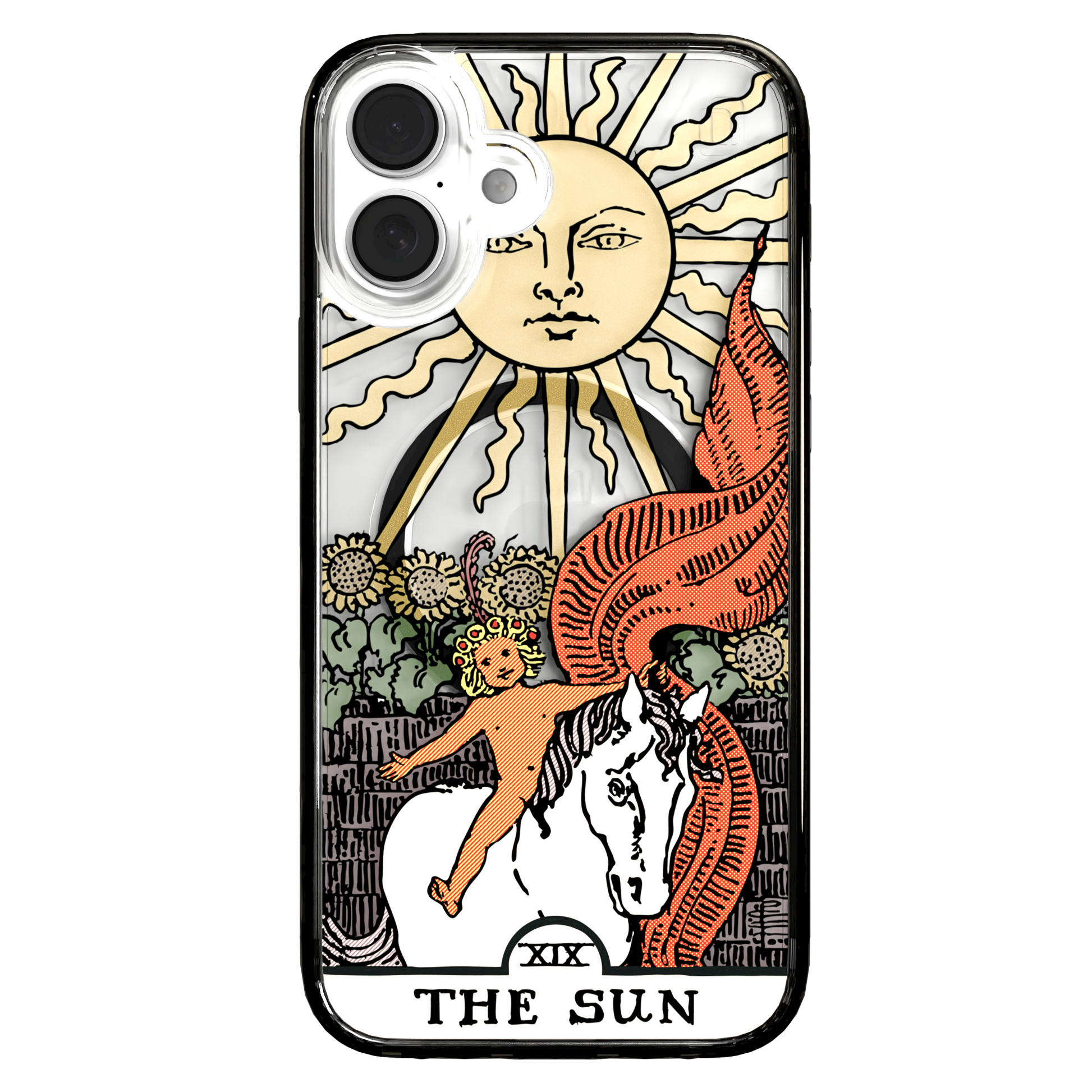 iPhone 16 Series | MagSafe | Tarot Collection | The Sun The Sun - Color / iPhone 16 Plus / Black