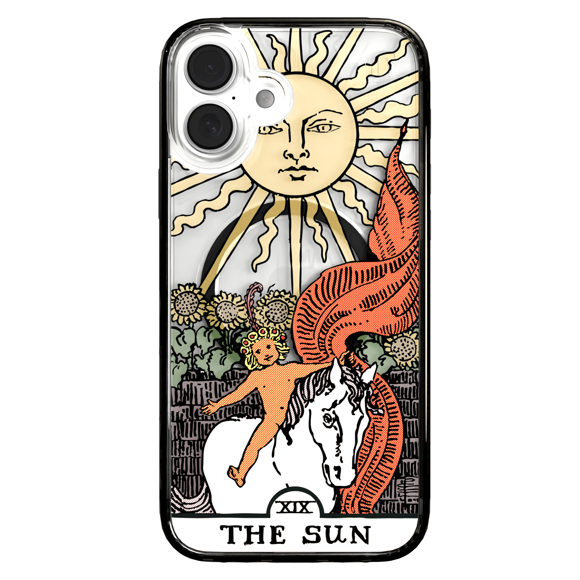 iPhone 16 Series | MagSafe | Tarot Collection | The Sun The Sun - Color / iPhone 16 Plus / Black