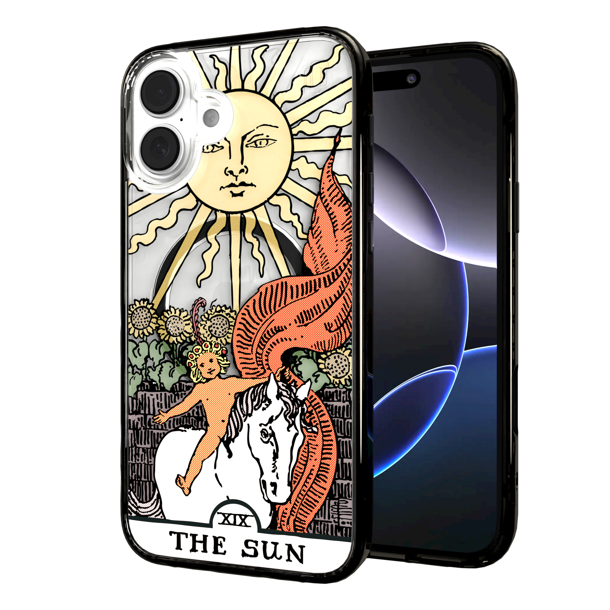 iPhone 16 Series | MagSafe | Tarot Collection | The Sun The Sun - Color / iPhone 16 Plus / Black