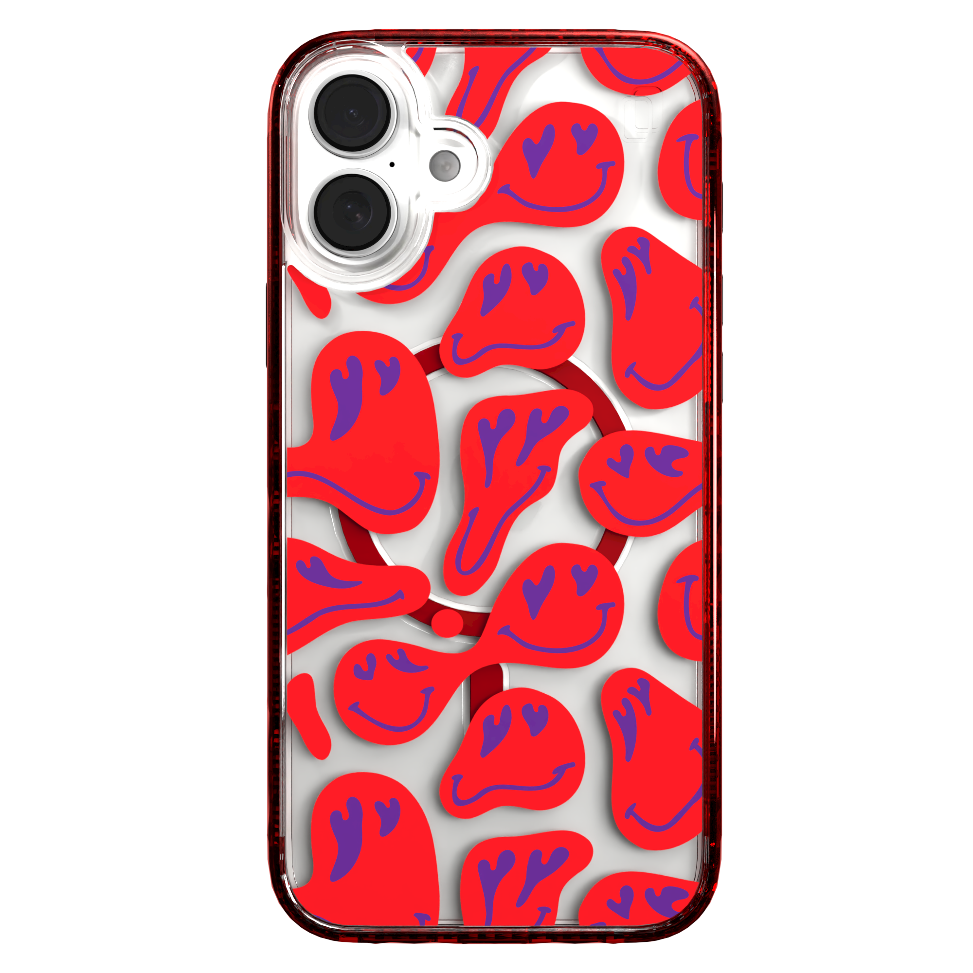 iPhone 16 Series | MagSafe | Heart Collection | Melting Bliss Heart Case Melting Bliss / iPhone 16 Plus / Red