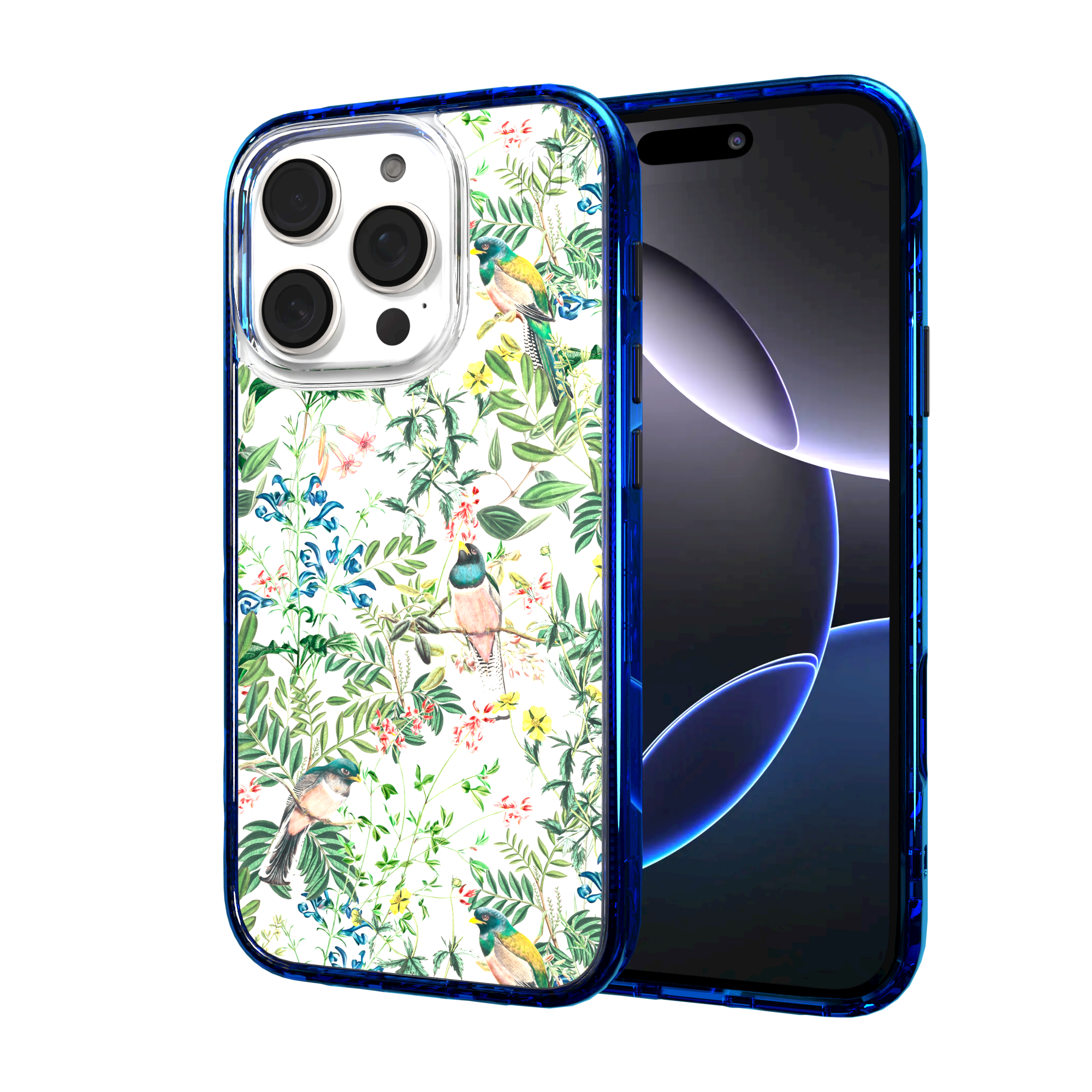 iPhone 16 Series | MagSafe | Bird Case | Botanical Cockatoo Botanical Cockatoo / iPhone 16 Pro / Blue
