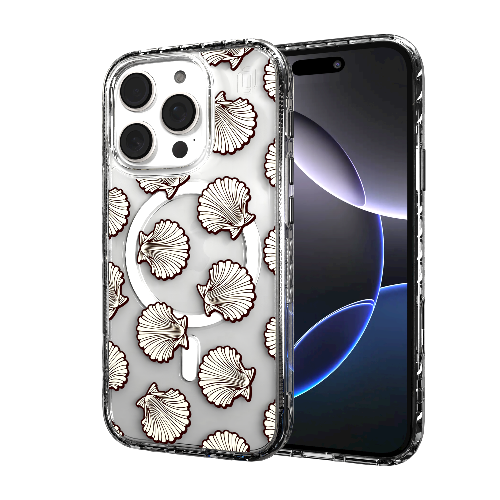 iPhone 16 Series | MagSafe | Coastal Case Collection | Seamless Seashells