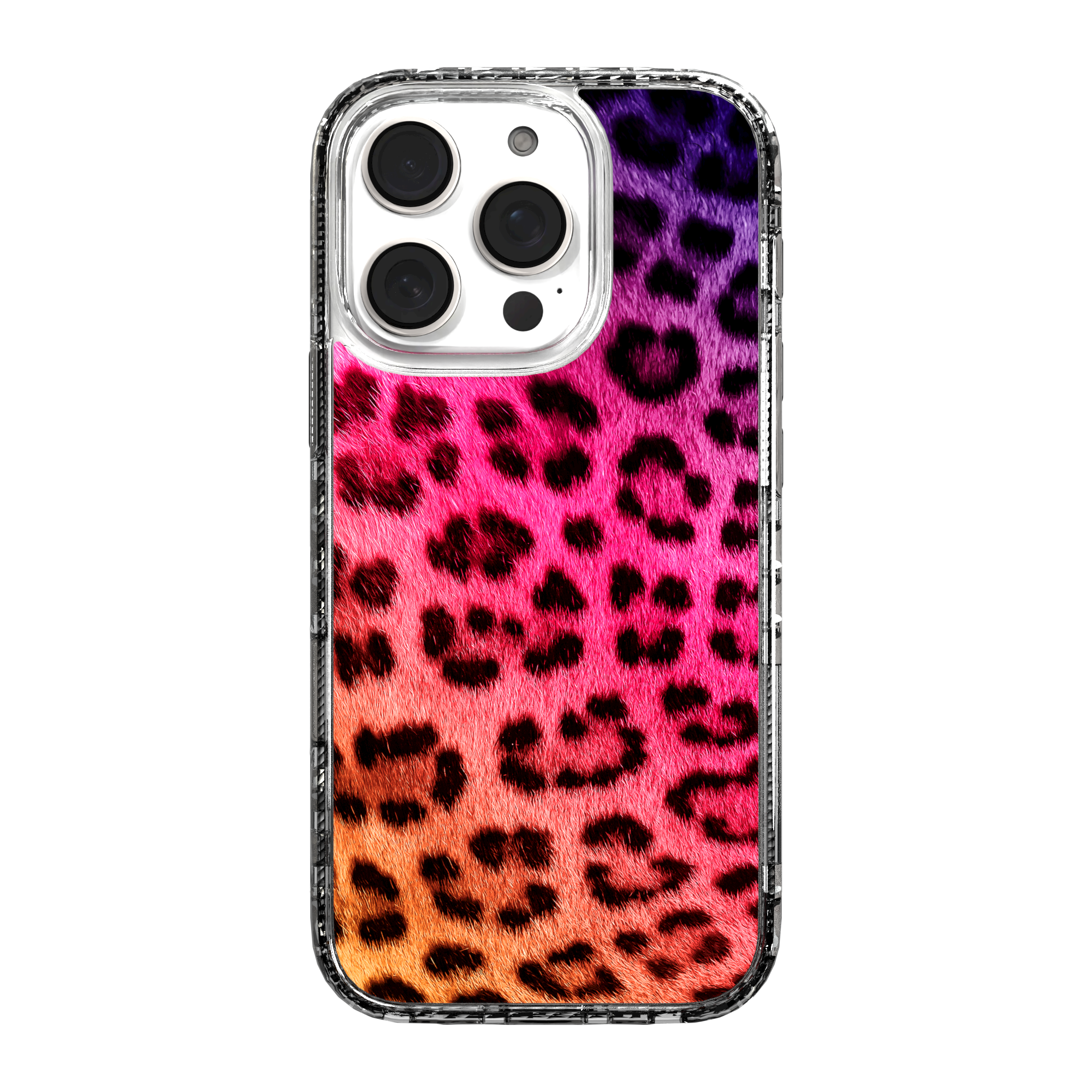 iPhone 16 Series | MagSafe | Animal Print Case | Pink Leopard Print Pink Cheetah / iPhone 16 Pro / Clear