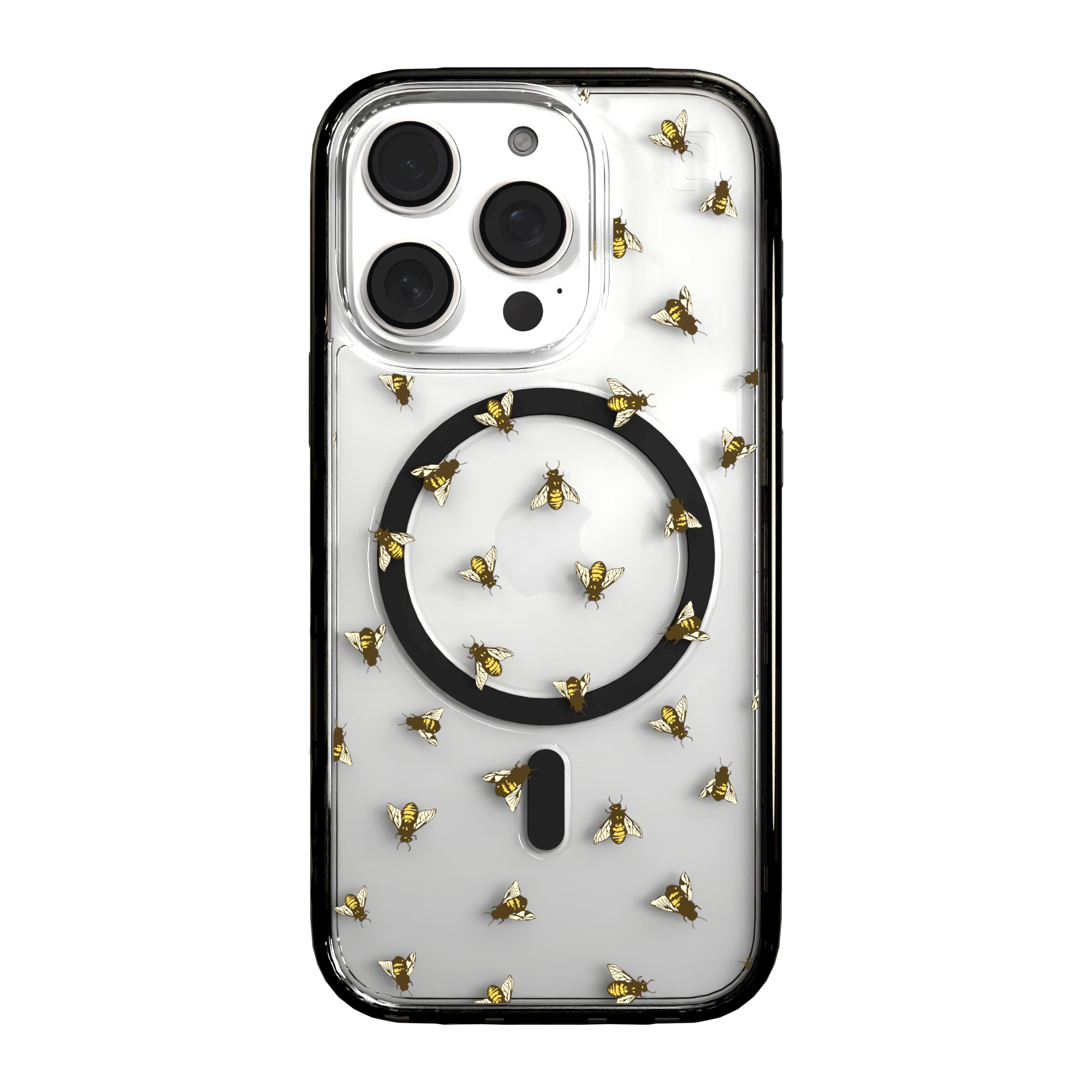 iPhone 16 Series | MagSafe | Bees Case | Sweet Like Honey Sweet Like Honey / iPhone 16 Pro / Black