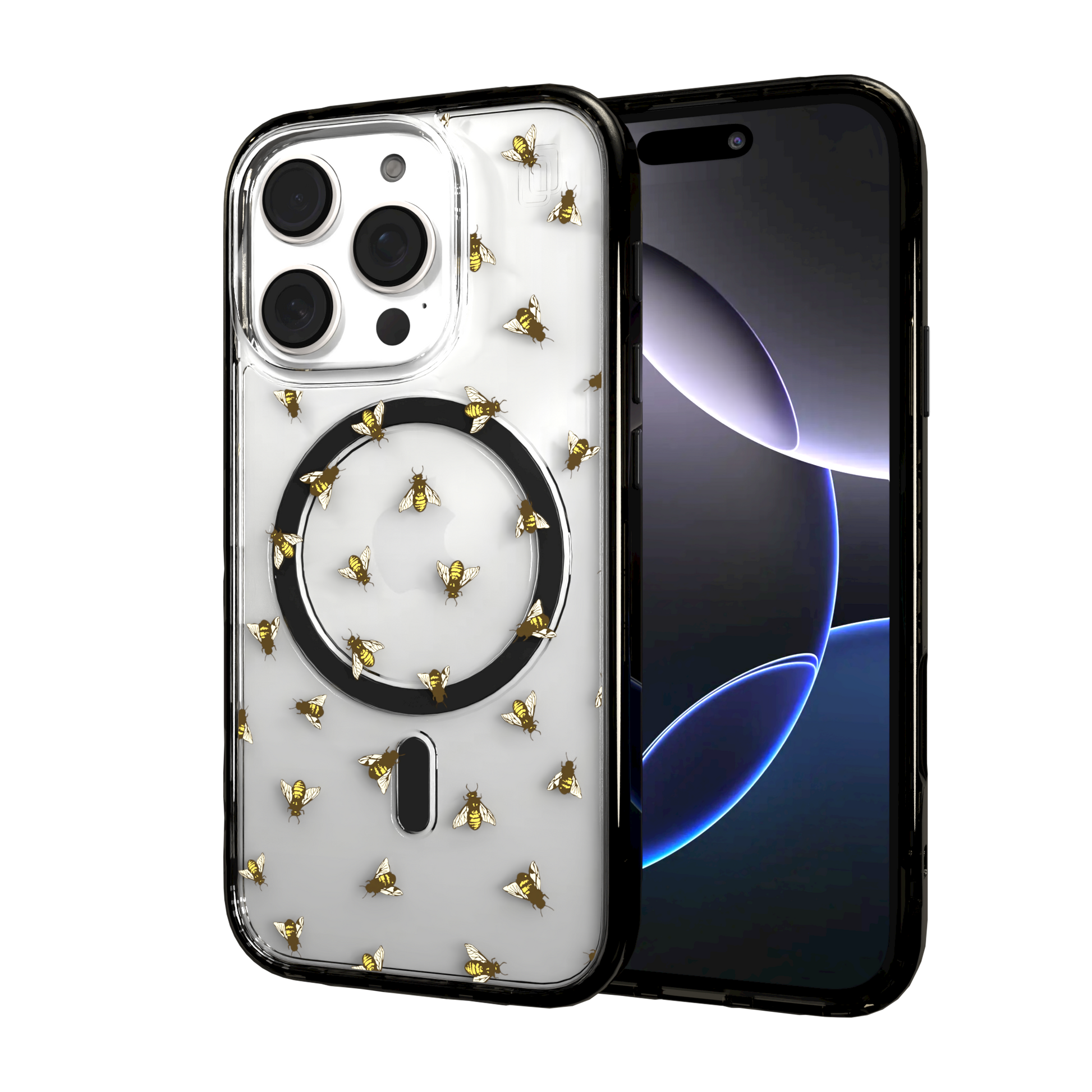 iPhone 16 Series | MagSafe | Bees Case | Sweet Like Honey Sweet Like Honey / iPhone 16 Pro / Black