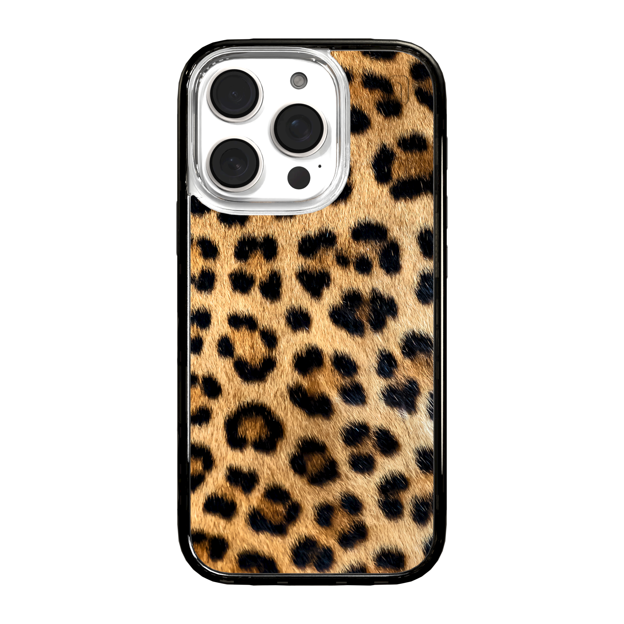 iPhone 16 Series | MagSafe | Animal Print Case | Leopard Print Leopard / iPhone 16 Pro / Black