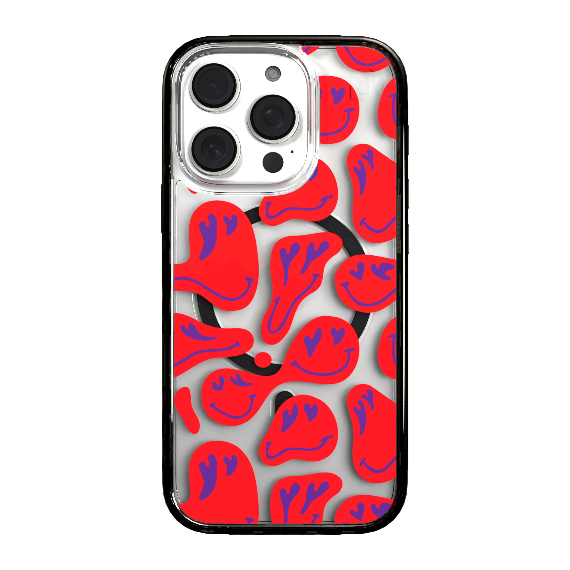 iPhone 16 Series | MagSafe | Heart Collection | Melting Bliss Heart Case Melting Bliss / iPhone 16 Pro / Black