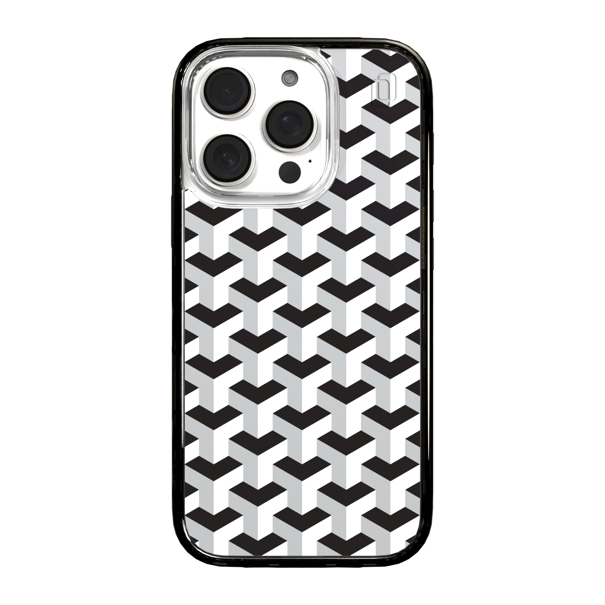 iPhone 16 Series | MagSafe | Monochromatic Case Designs | Infinite Stairway Infinite Stairway / iPhone 16 Pro / Black