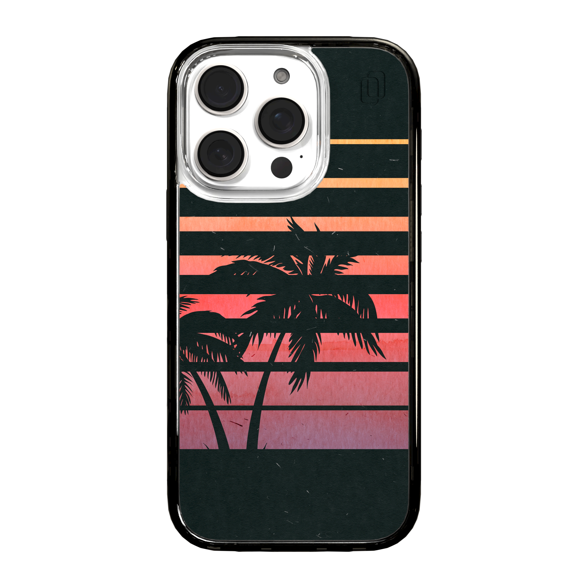 iPhone 16 Series | MagSafe | Summer Vibes Case Collection | Beach Sunset Beach Sunset / iPhone 16 Pro / Black