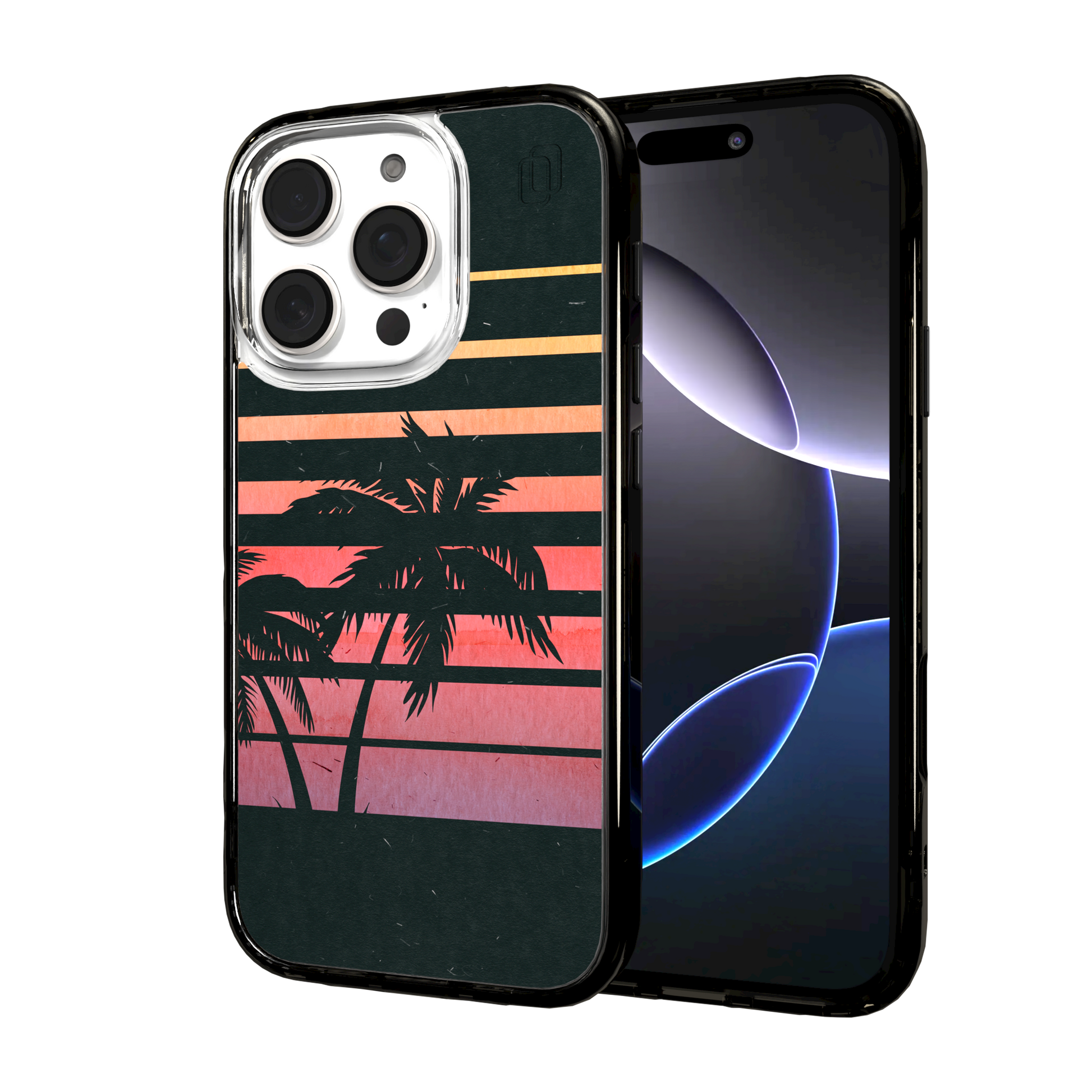 iPhone 16 Series | MagSafe | Summer Vibes Case Collection | Beach Sunset Beach Sunset / iPhone 16 Pro / Black