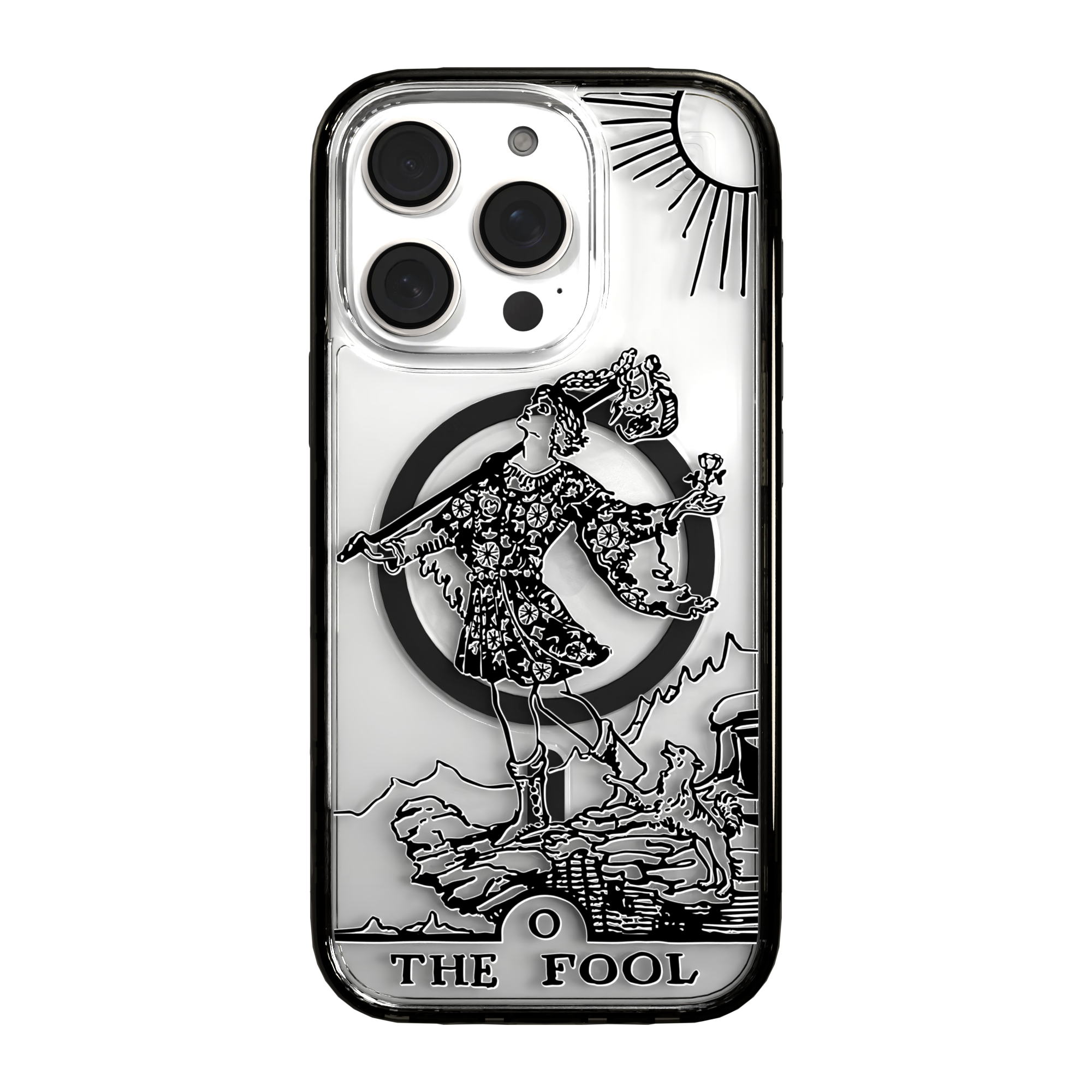 iPhone 16 Series | MagSafe | Tarot Collection | The Fool The Fool - Line / iPhone 16 Pro / Black