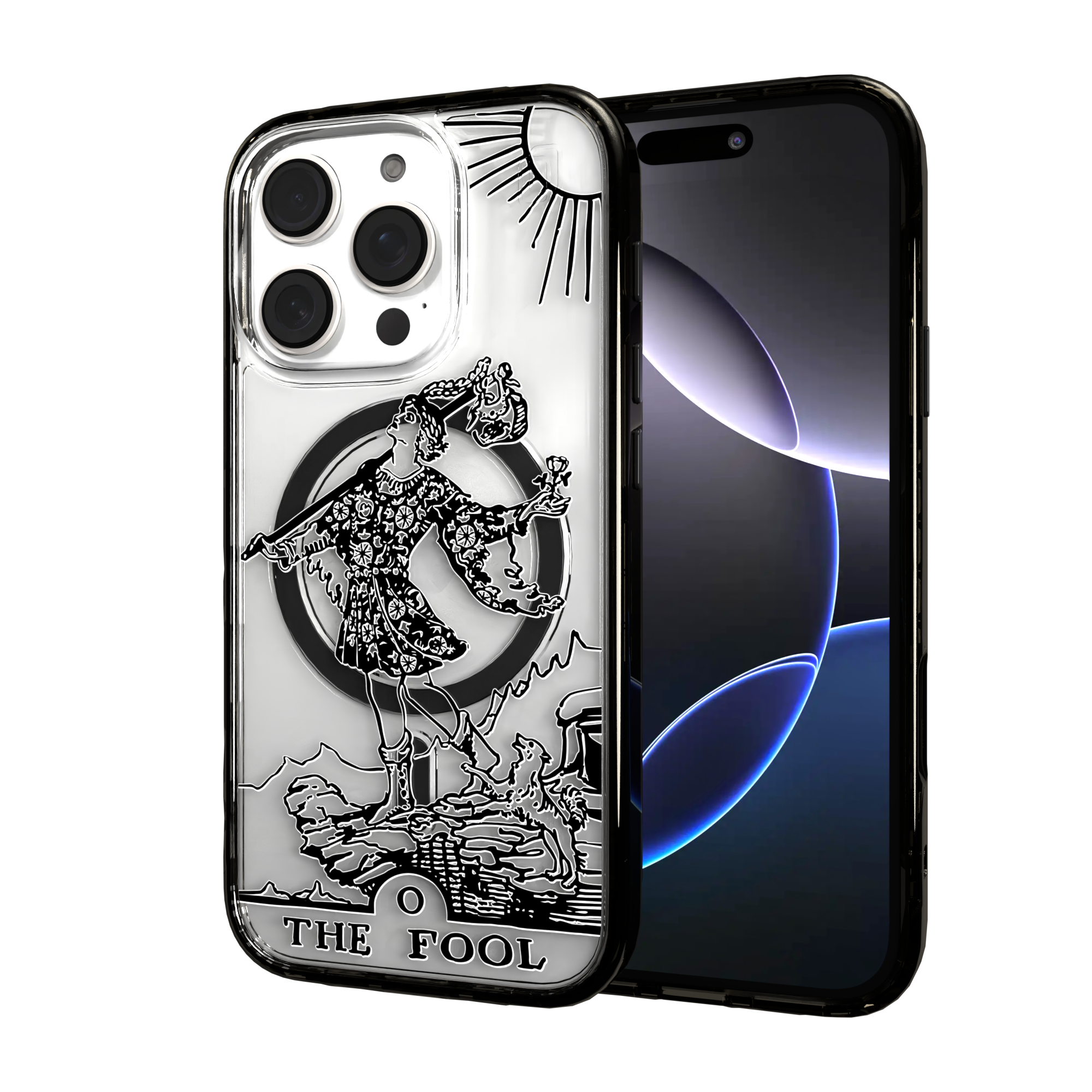 iPhone 16 Series | MagSafe | Tarot Collection | The Fool The Fool - Line / iPhone 16 Pro / Black