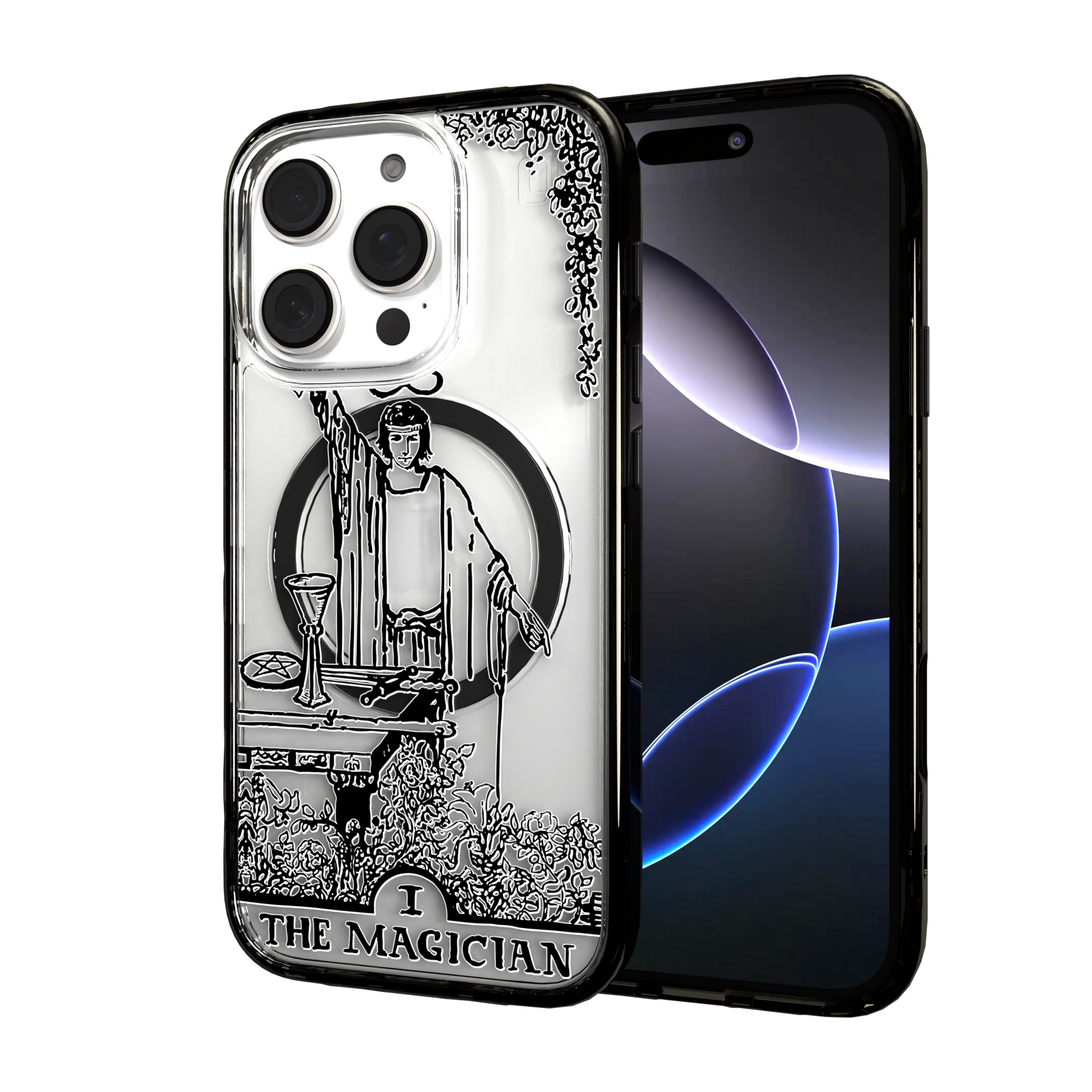 iPhone 16 Series | MagSafe | Tarot Collection | The Magician The Magician - Line / iPhone 16 Pro / Black