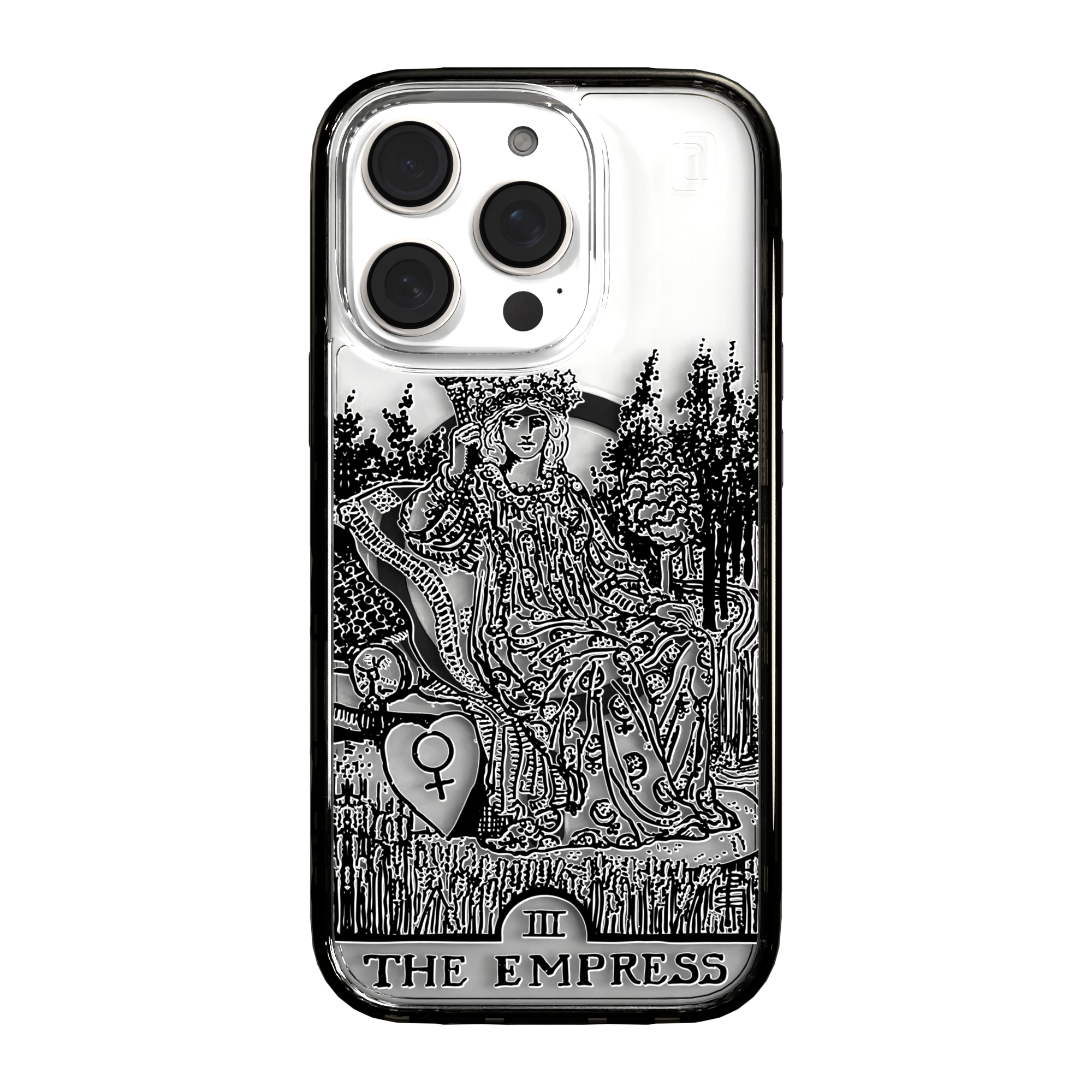 iPhone 16 Series | MagSafe | Tarot Collection | The Empress The Empress - Line / iPhone 16 Pro / Black