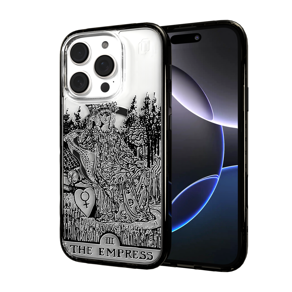 iPhone 16 Series | MagSafe | Tarot Collection | The Empress The Empress - Line / iPhone 16 Pro / Black