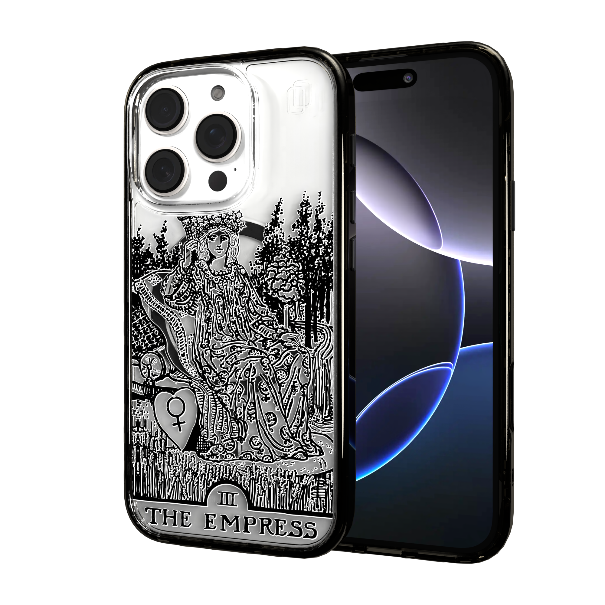 iPhone 16 Series | MagSafe | Tarot Collection | The Empress The Empress - Line / iPhone 16 Pro / Black