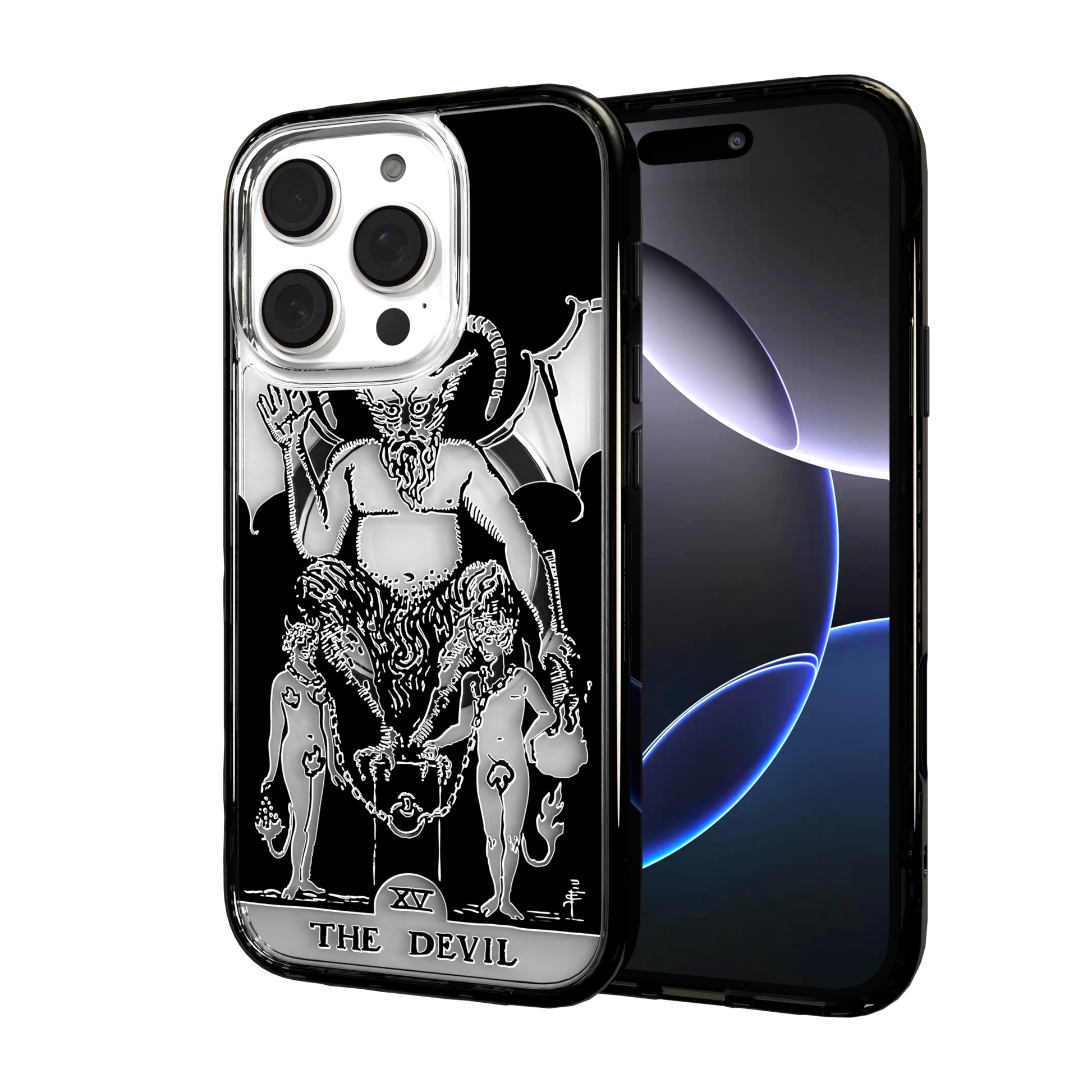 iPhone 16 Series | MagSafe | Tarot Collection | The Devil The Devil - Line / iPhone 16 Pro / Black