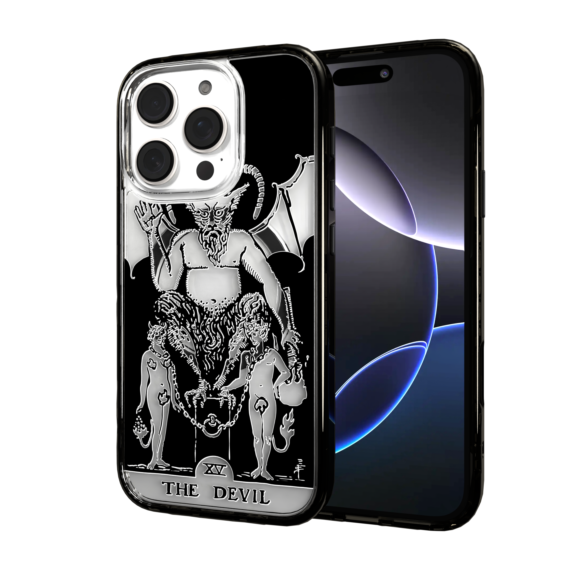 iPhone 16 Series | MagSafe | Tarot Collection | The Devil The Devil - Line / iPhone 16 Pro / Black