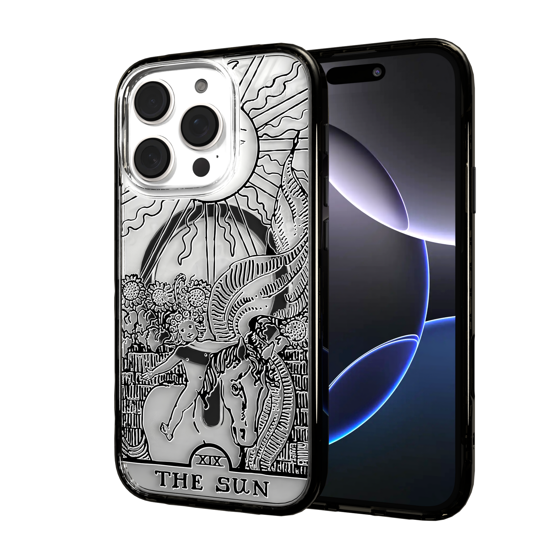 iPhone 16 Series | MagSafe | Tarot Collection | The Sun The Sun - Line / iPhone 16 Pro / Black