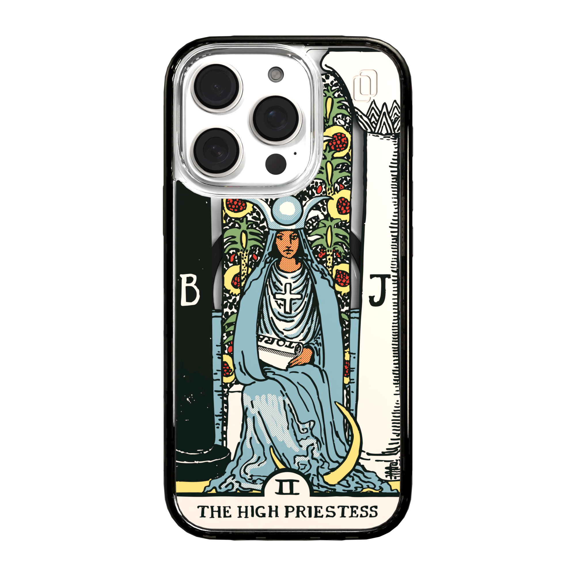 iPhone 16 Series | MagSafe | Tarot Collection | The High Priestess The High Priestess - Color / iPhone 16 Pro / Black
