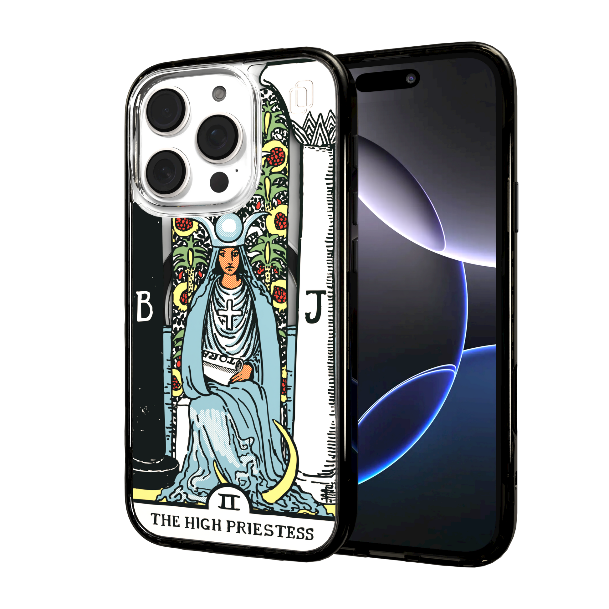 iPhone 16 Series | MagSafe | Tarot Collection | The High Priestess The High Priestess - Color / iPhone 16 Pro / Black