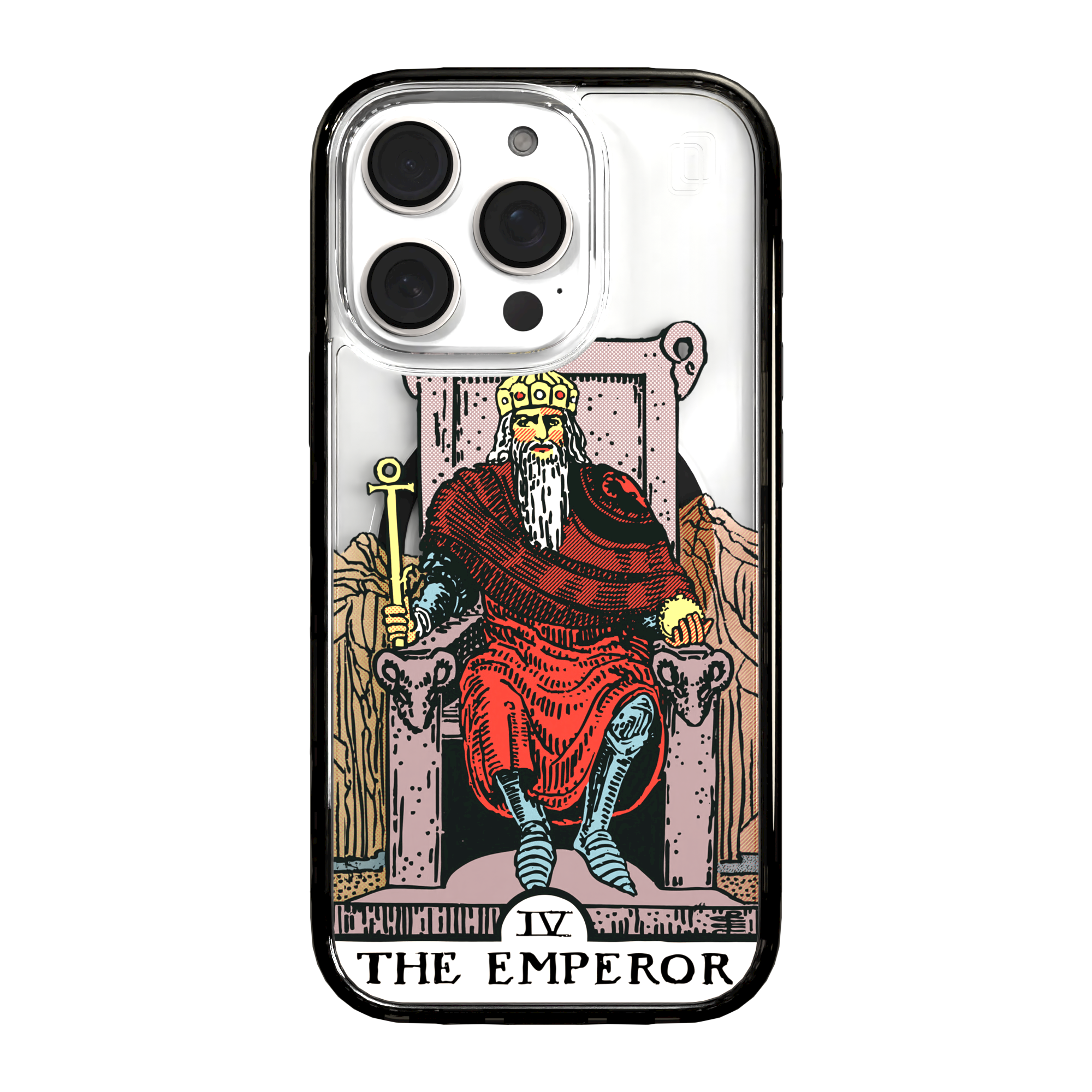 iPhone 16 Series | MagSafe | Tarot Collection | The Emperor The Emperor - Color / iPhone 16 Pro / Black