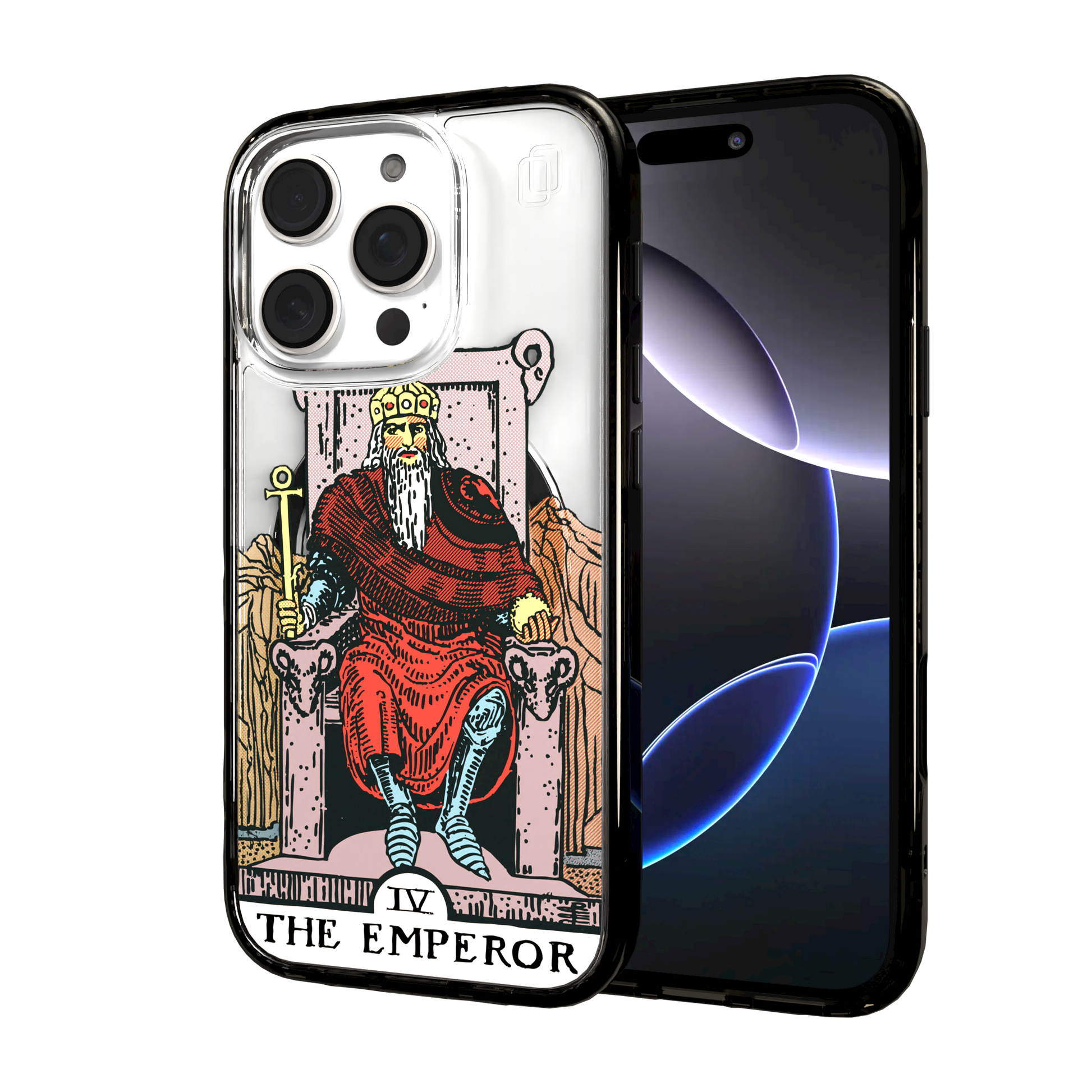 iPhone 16 Series | MagSafe | Tarot Collection | The Emperor The Emperor - Color / iPhone 16 Pro / Black