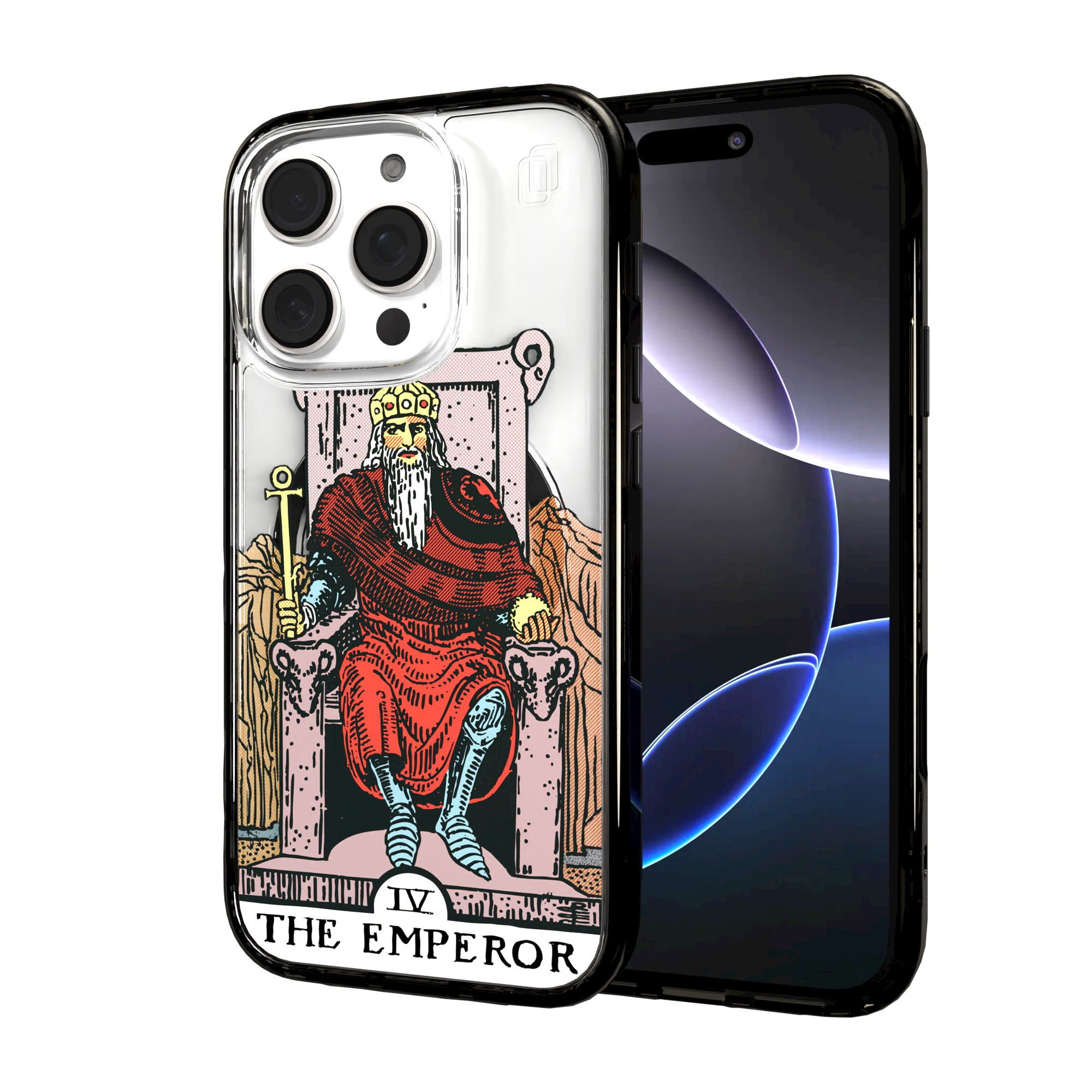 iPhone 16 Series | MagSafe | Tarot Collection | The Emperor The Emperor - Color / iPhone 16 Pro / Black