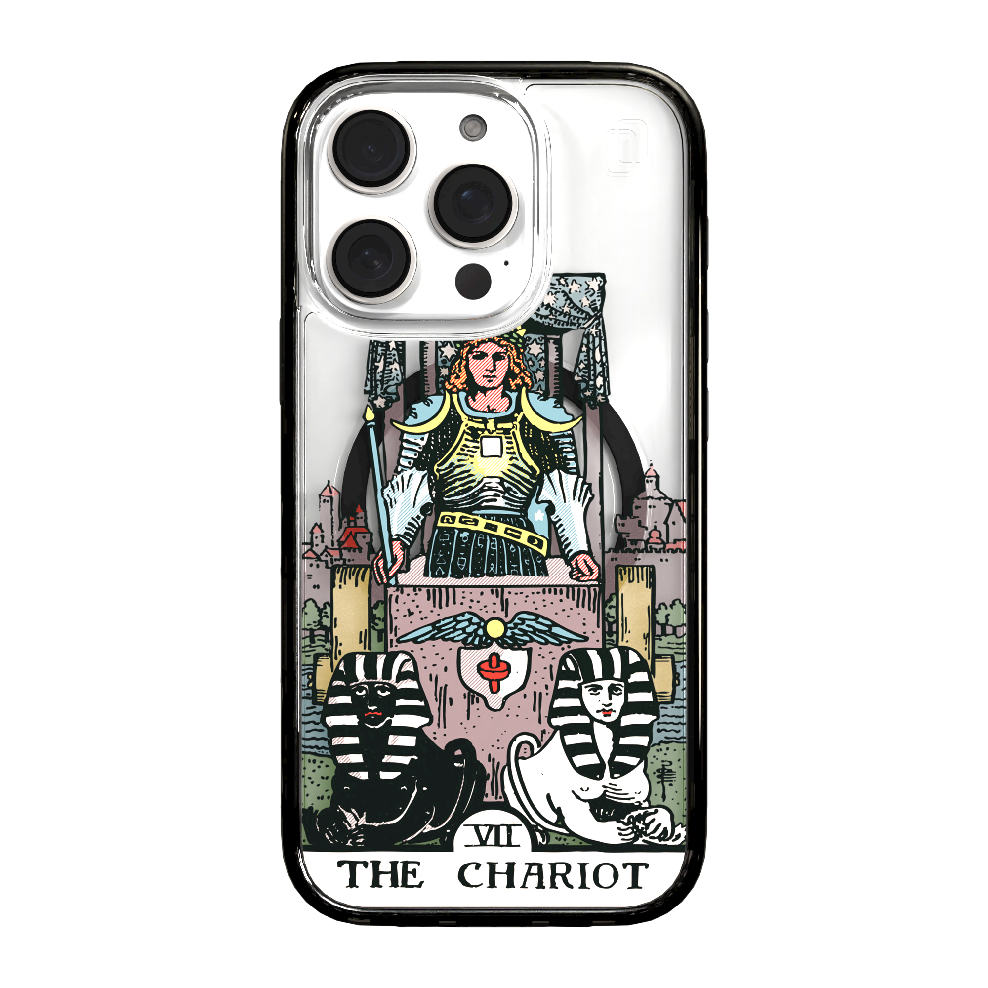 iPhone 16 Series | MagSafe | Tarot Collection | The Chariot The Chariot - Color / iPhone 16 Pro / Black