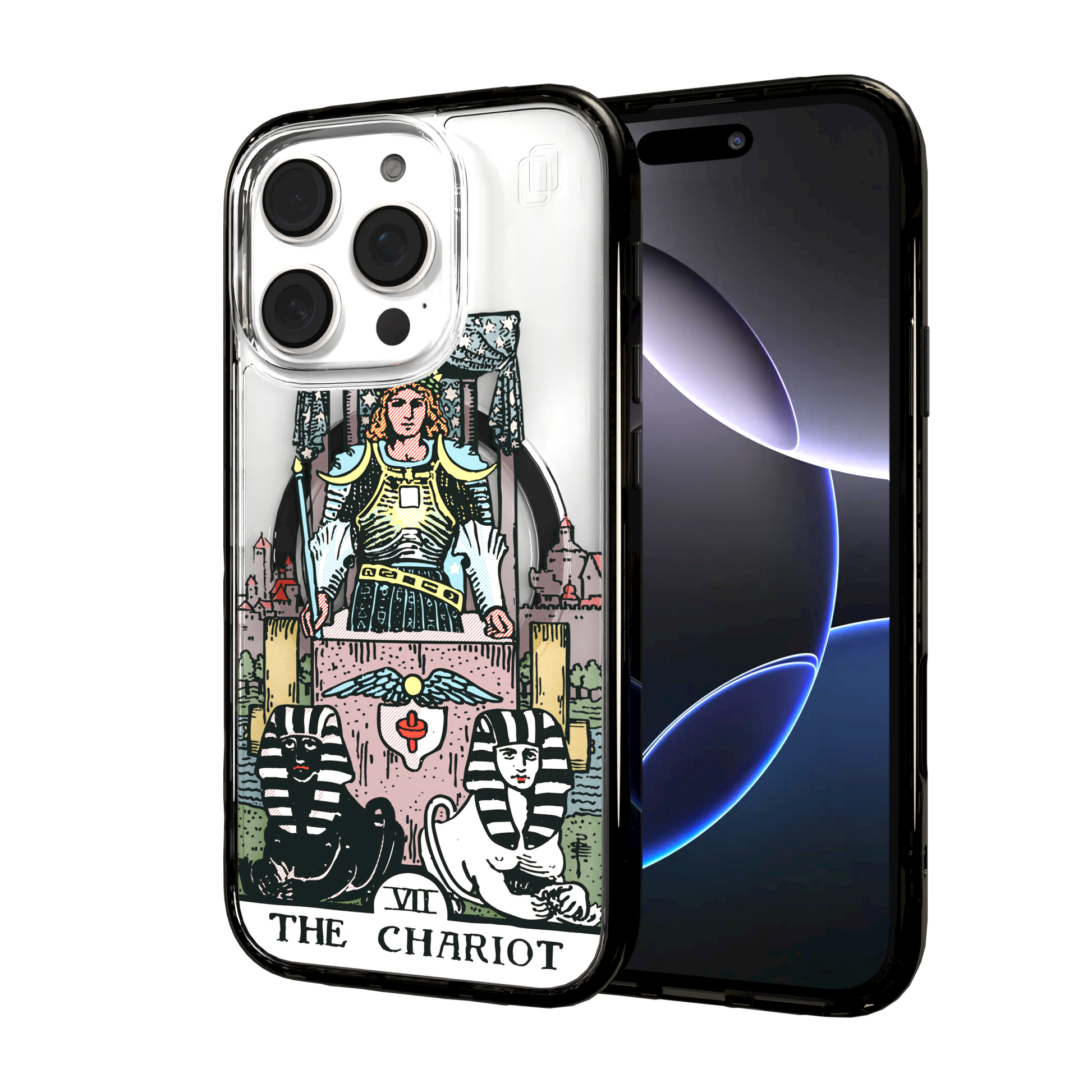 iPhone 16 Series | MagSafe | Tarot Collection | The Chariot The Chariot - Color / iPhone 16 Pro / Black