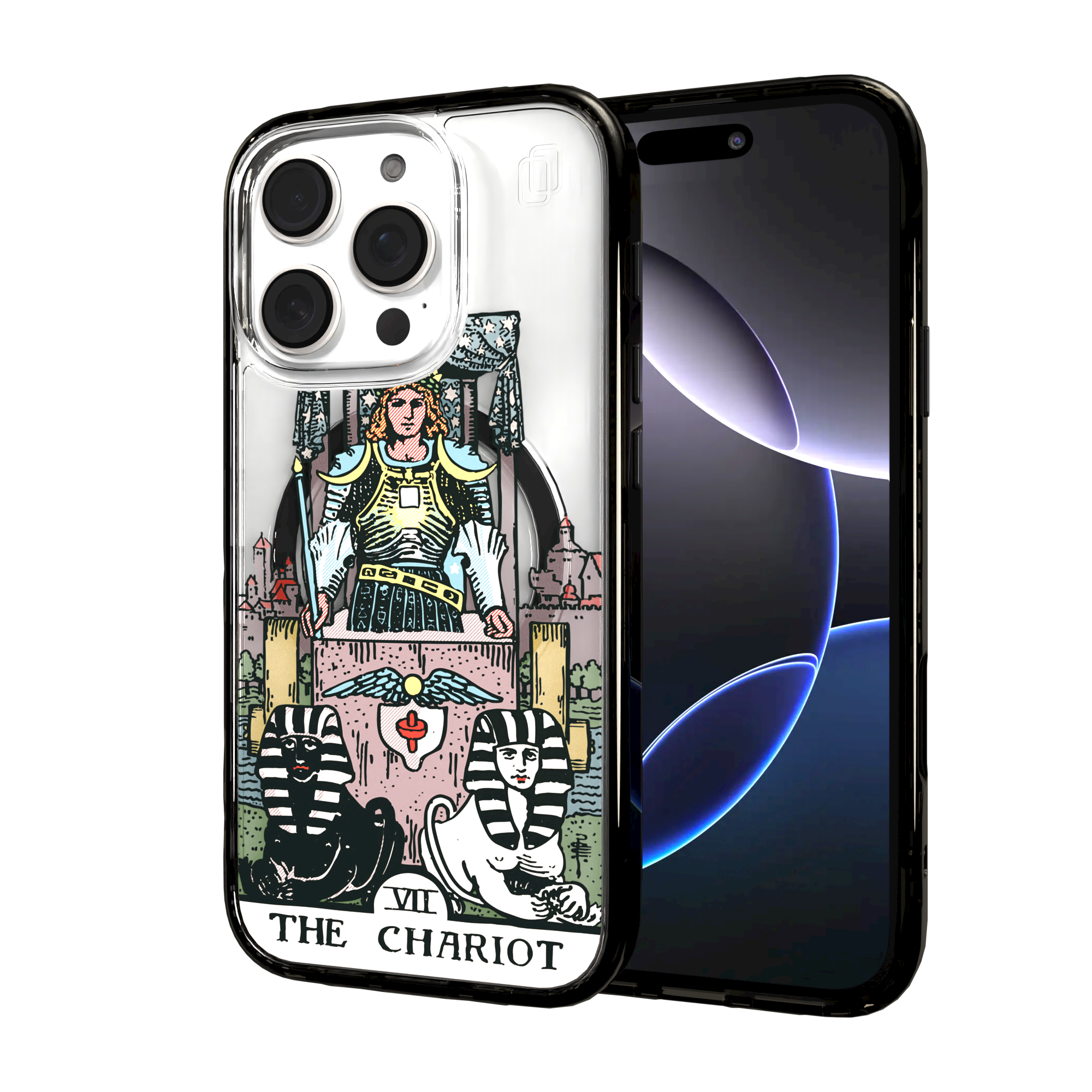 iPhone 16 Series | MagSafe | Tarot Collection | The Chariot The Chariot - Color / iPhone 16 Pro / Black