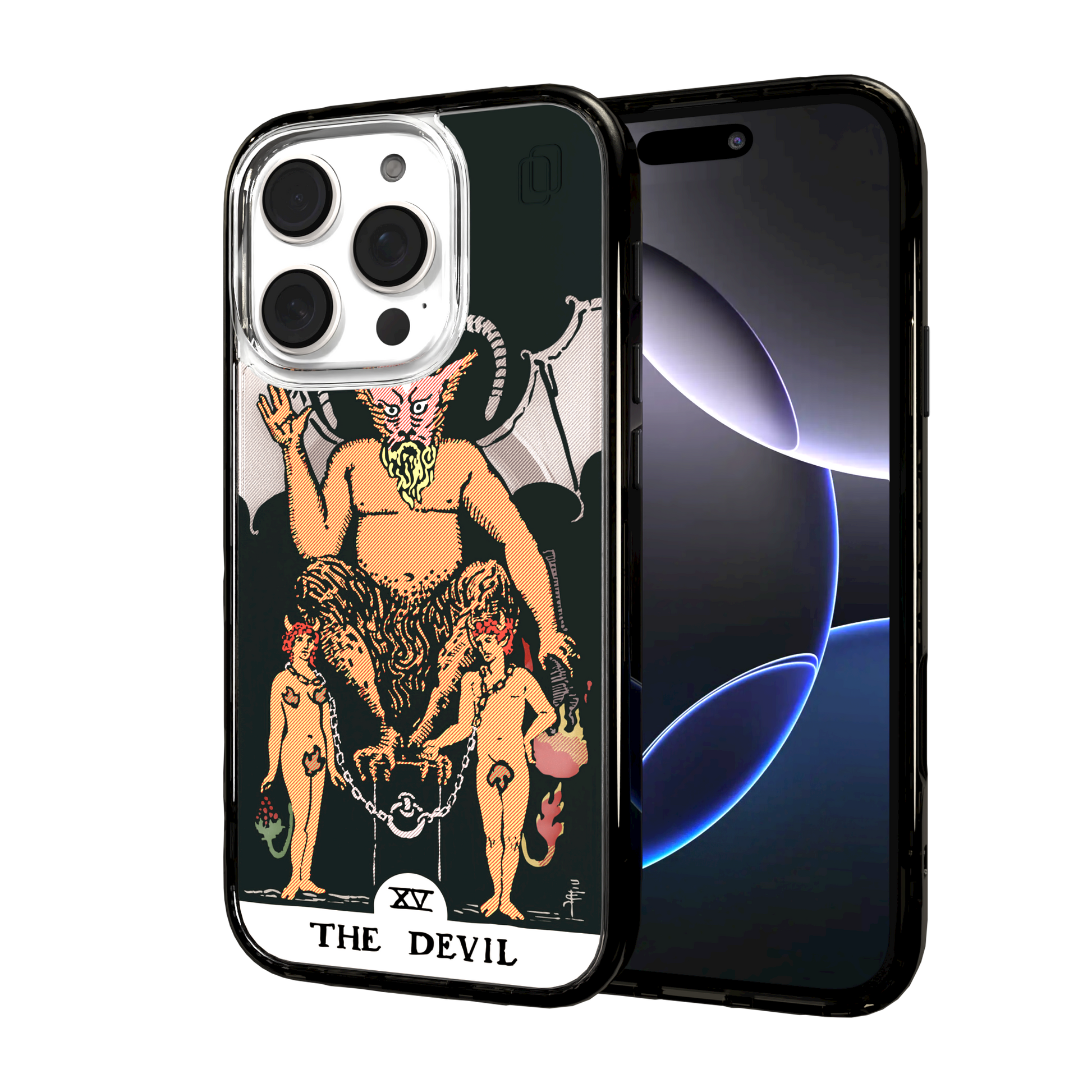 iPhone 16 Series | MagSafe | Tarot Collection | The Devil The Devil - Color / iPhone 16 Pro / Black