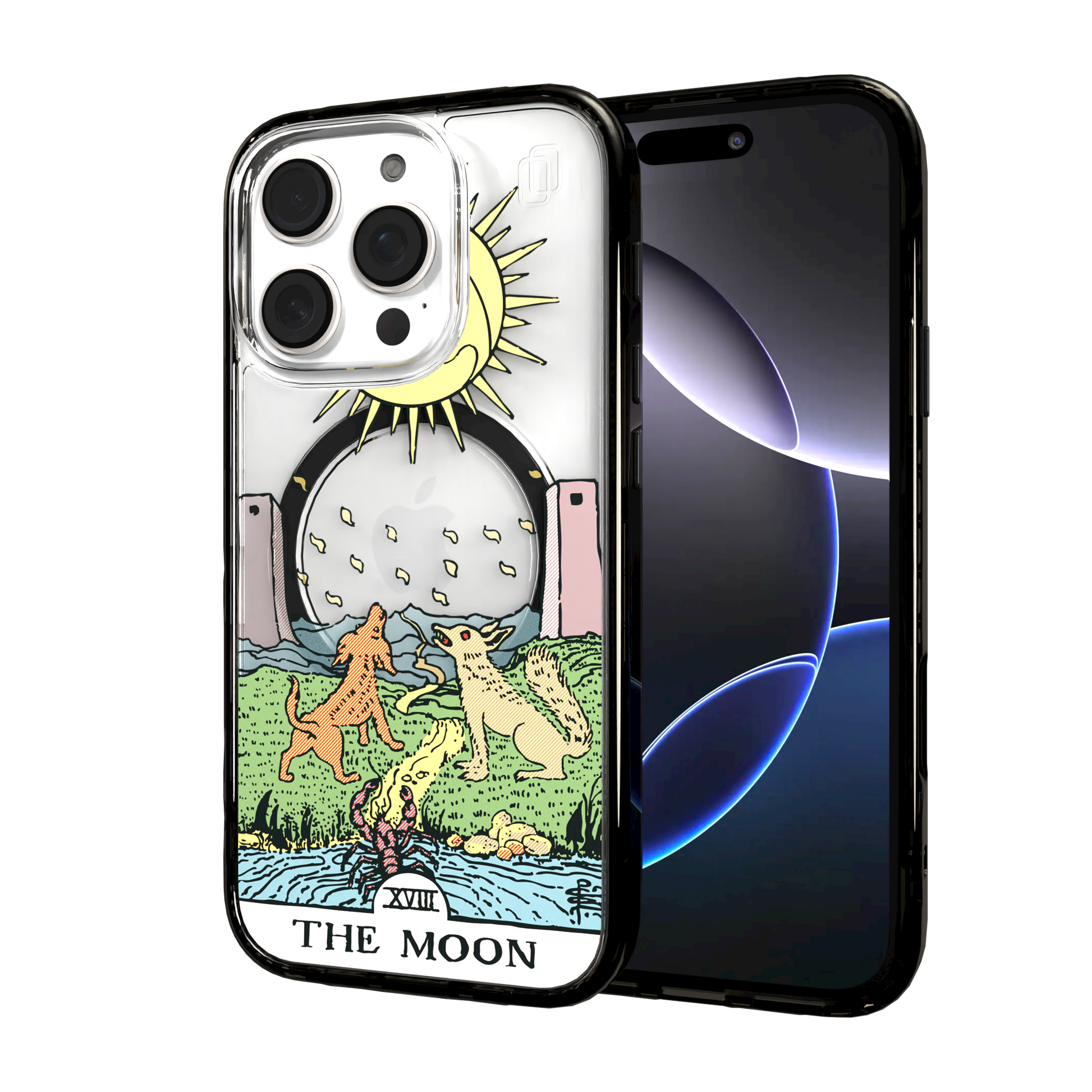 iPhone 16 Series | MagSafe | Tarot Collection | The Moon The Moon - Color / iPhone 16 Pro / Black