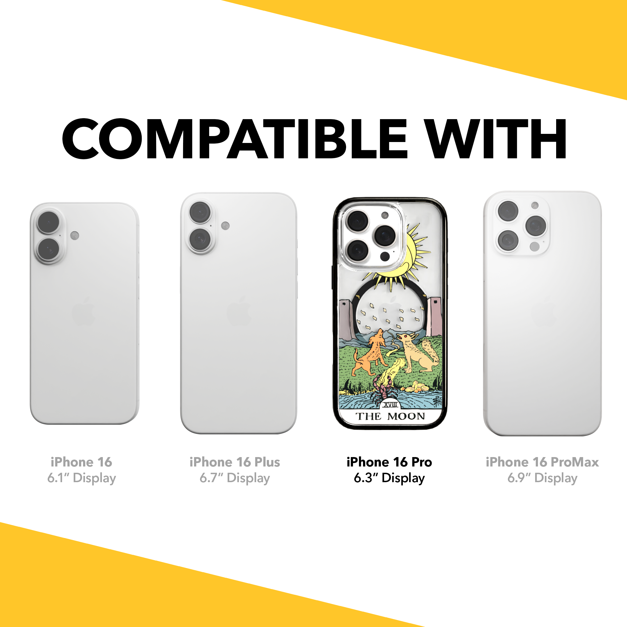 iPhone 16 Series | MagSafe | Tarot Collection | The Moon The Moon - Color / iPhone 16 Pro / Black
