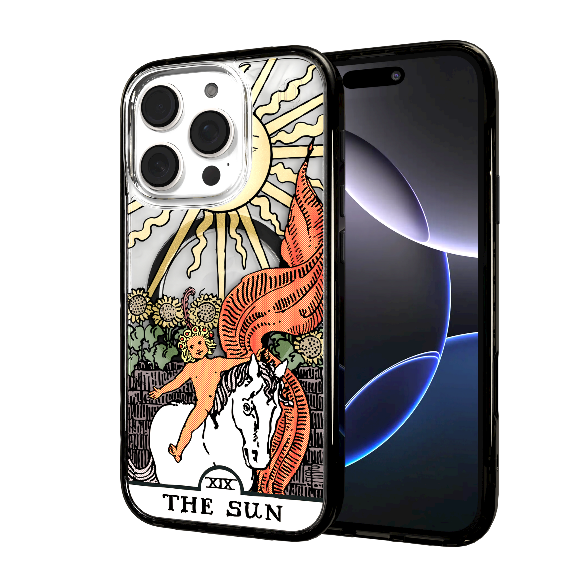 iPhone 16 Series | MagSafe | Tarot Collection | The Sun The Sun - Color / iPhone 16 Pro / Black