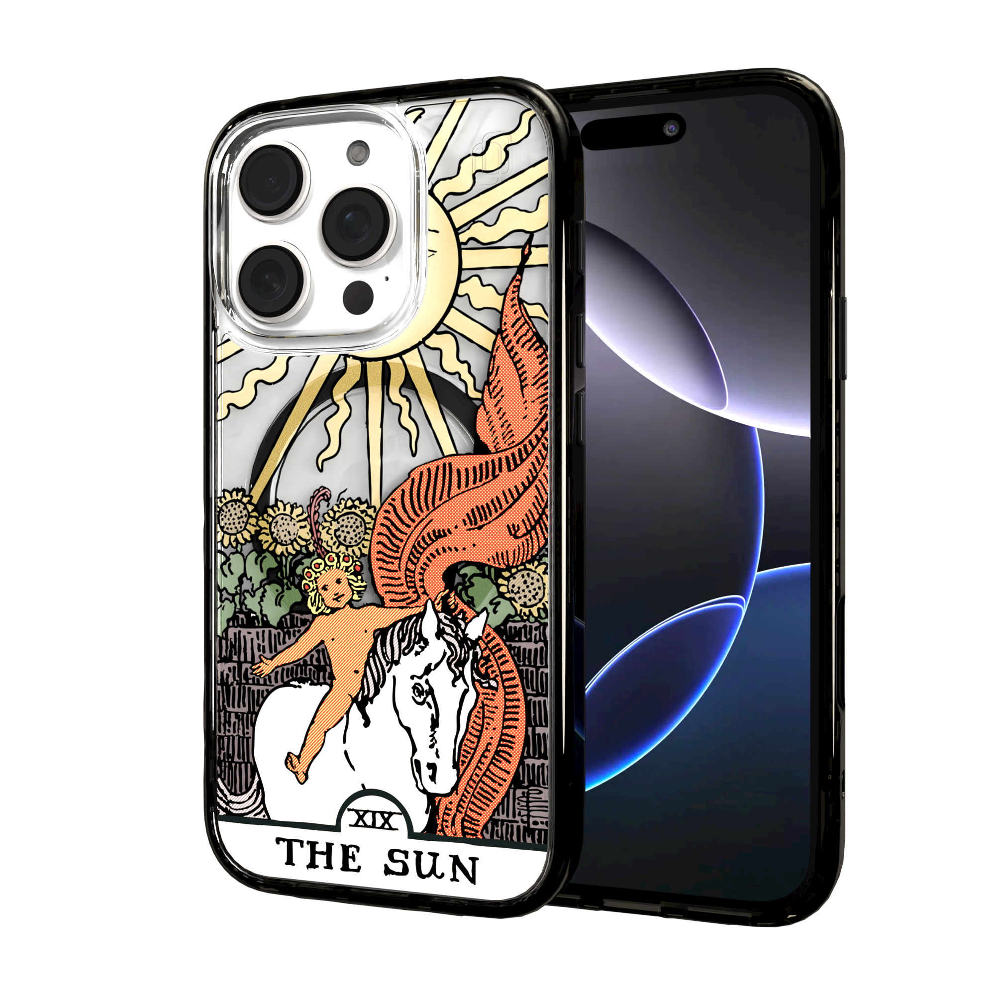 iPhone 16 Series | MagSafe | Tarot Collection | The Sun The Sun - Color / iPhone 16 Pro / Black