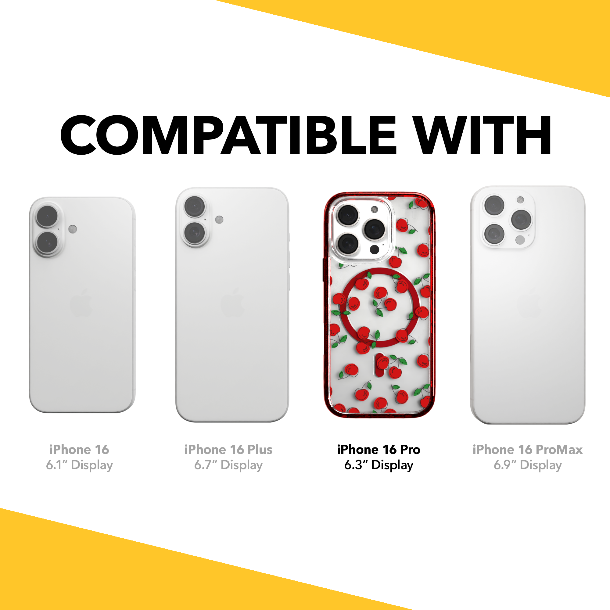 iPhone 16 Series | MagSafe | Fruit Bowl Collection | Bowl O' Cherries Bowl O' Cherries / iPhone 16 Pro / Red