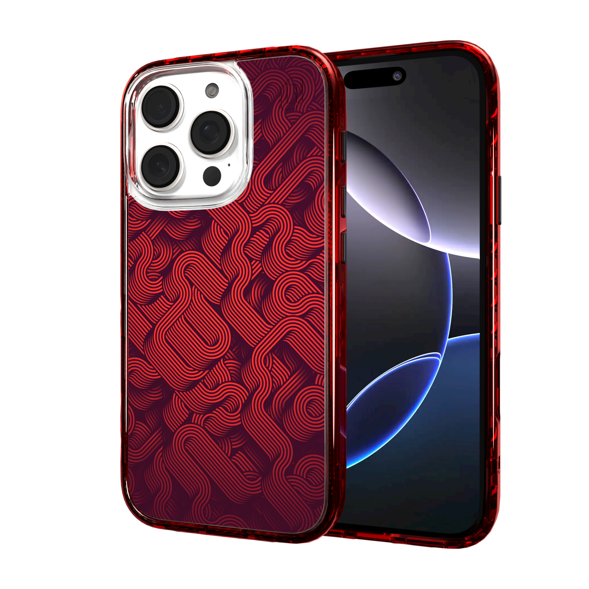 iPhone 16 Series | MagSafe | Monochromatic Case Designs | Red Dimensions Red Dimensions / iPhone 16 Pro / Red