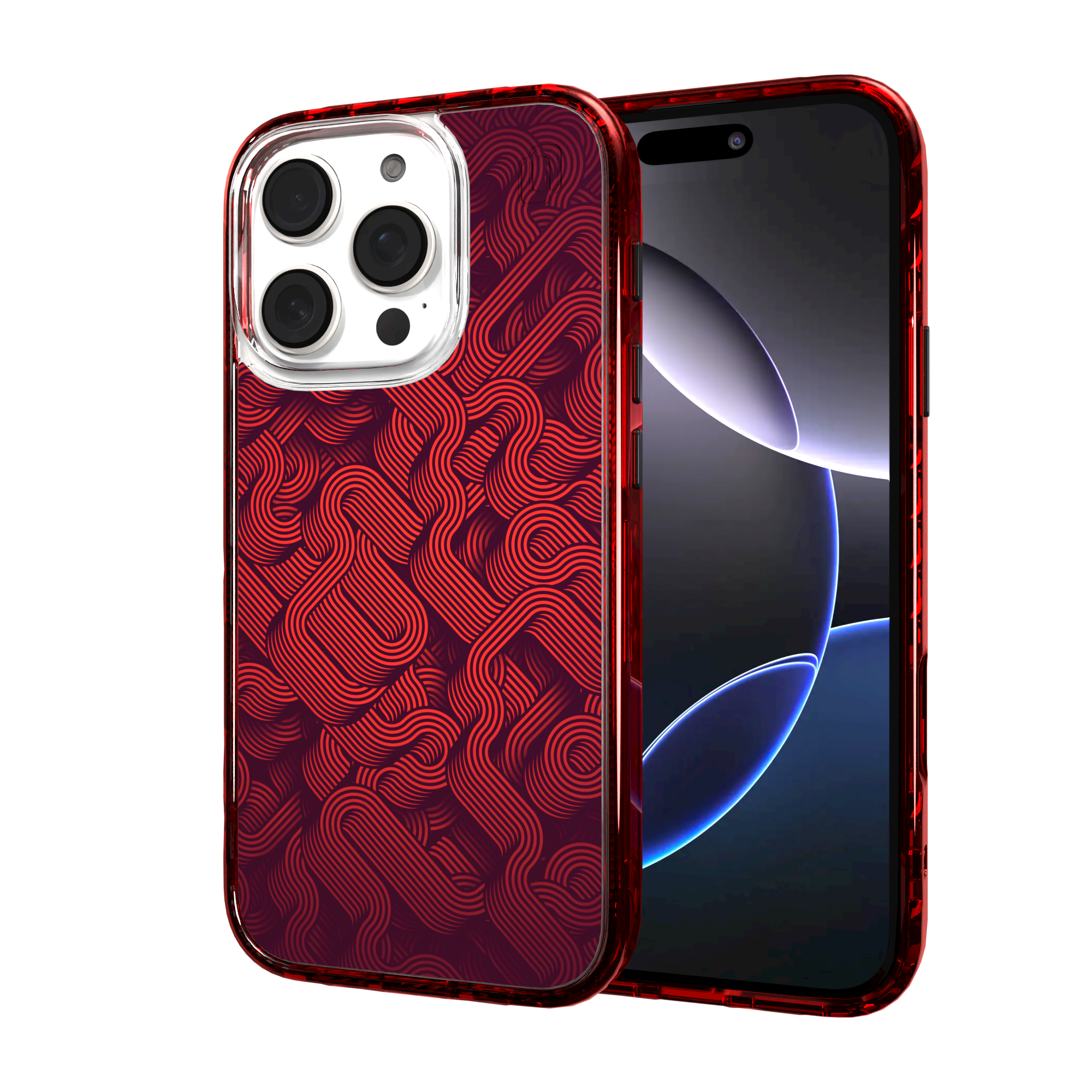 iPhone 16 Series | MagSafe | Monochromatic Case Designs | Red Dimensions Red Dimensions / iPhone 16 Pro / Red