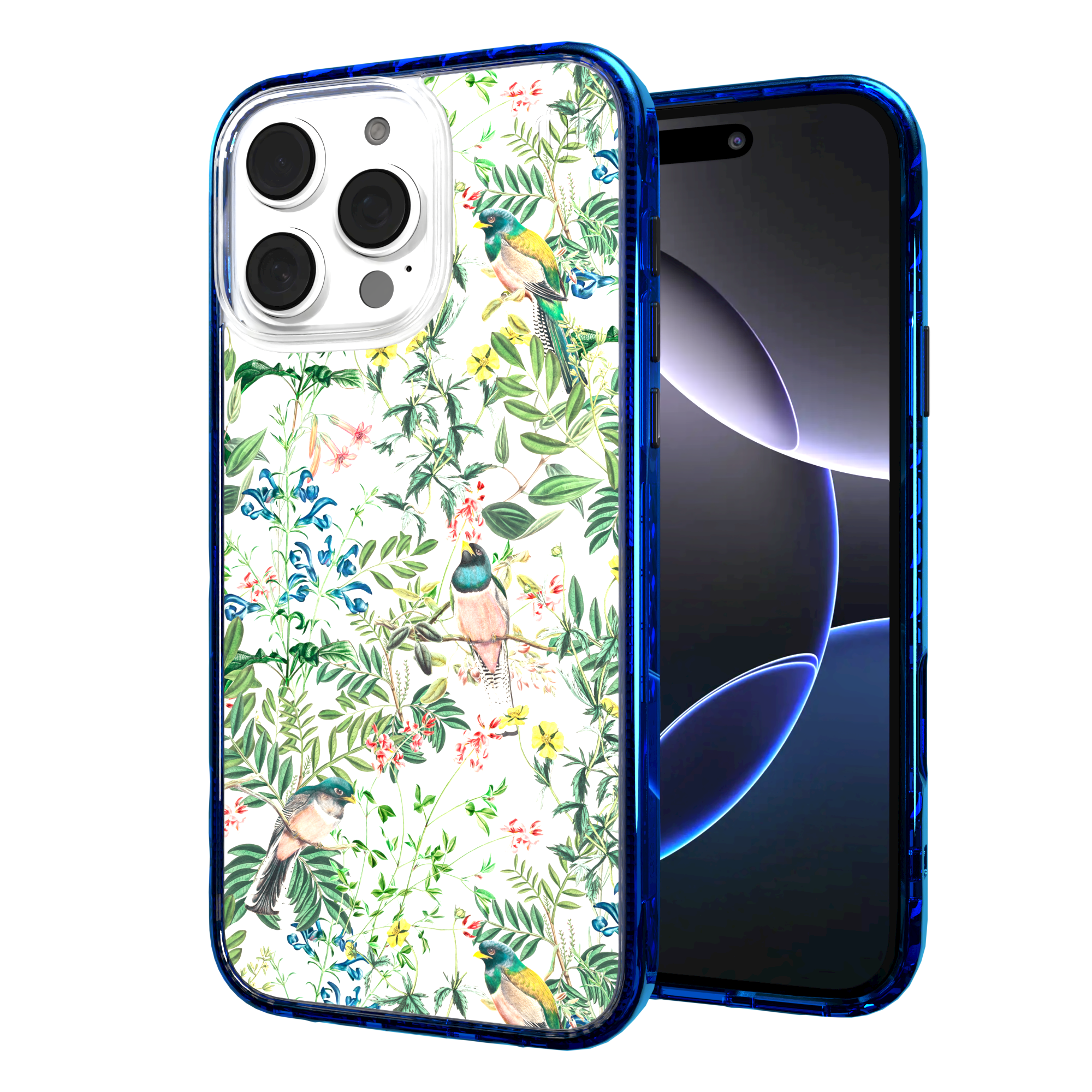 iPhone 16 Series | MagSafe | Bird Case | Botanical Cockatoo Botanical Cockatoo / iPhone 16 Pro Max / Blue