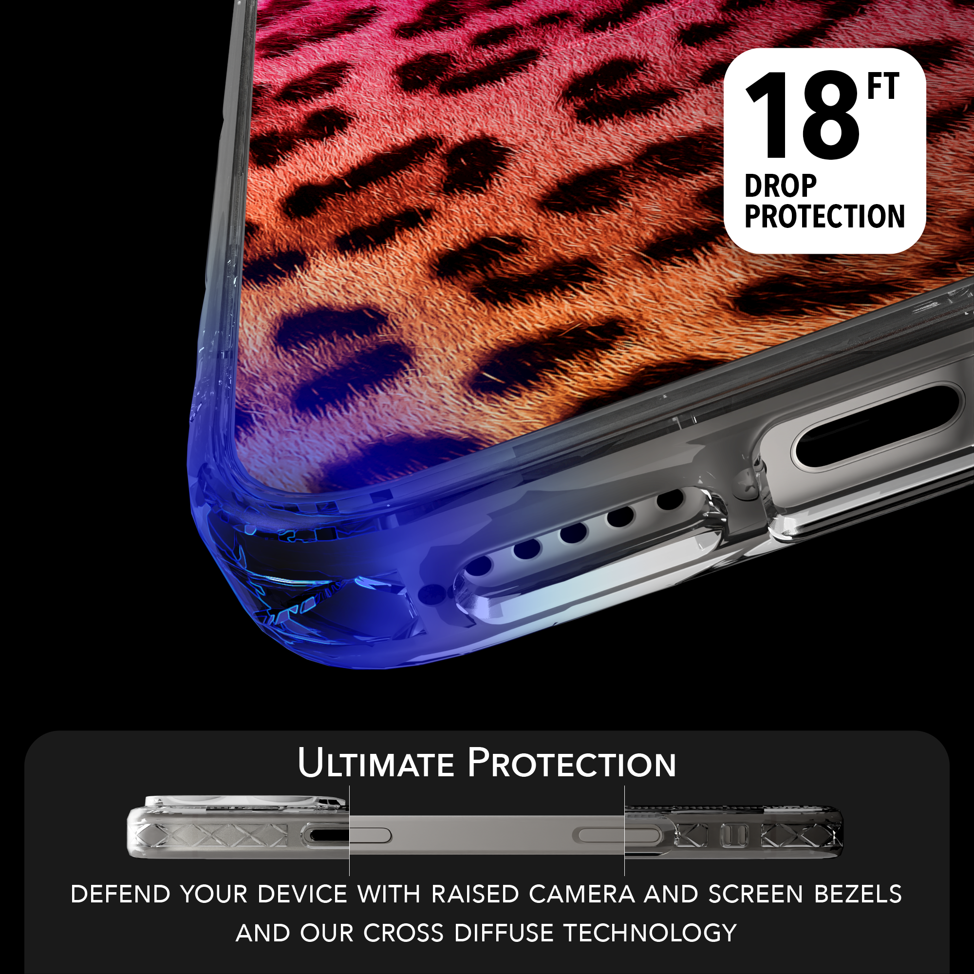iPhone 16 Series | MagSafe | Animal Print Case | Pink Leopard Print Pink Cheetah / iPhone 16 Pro Max / Clear