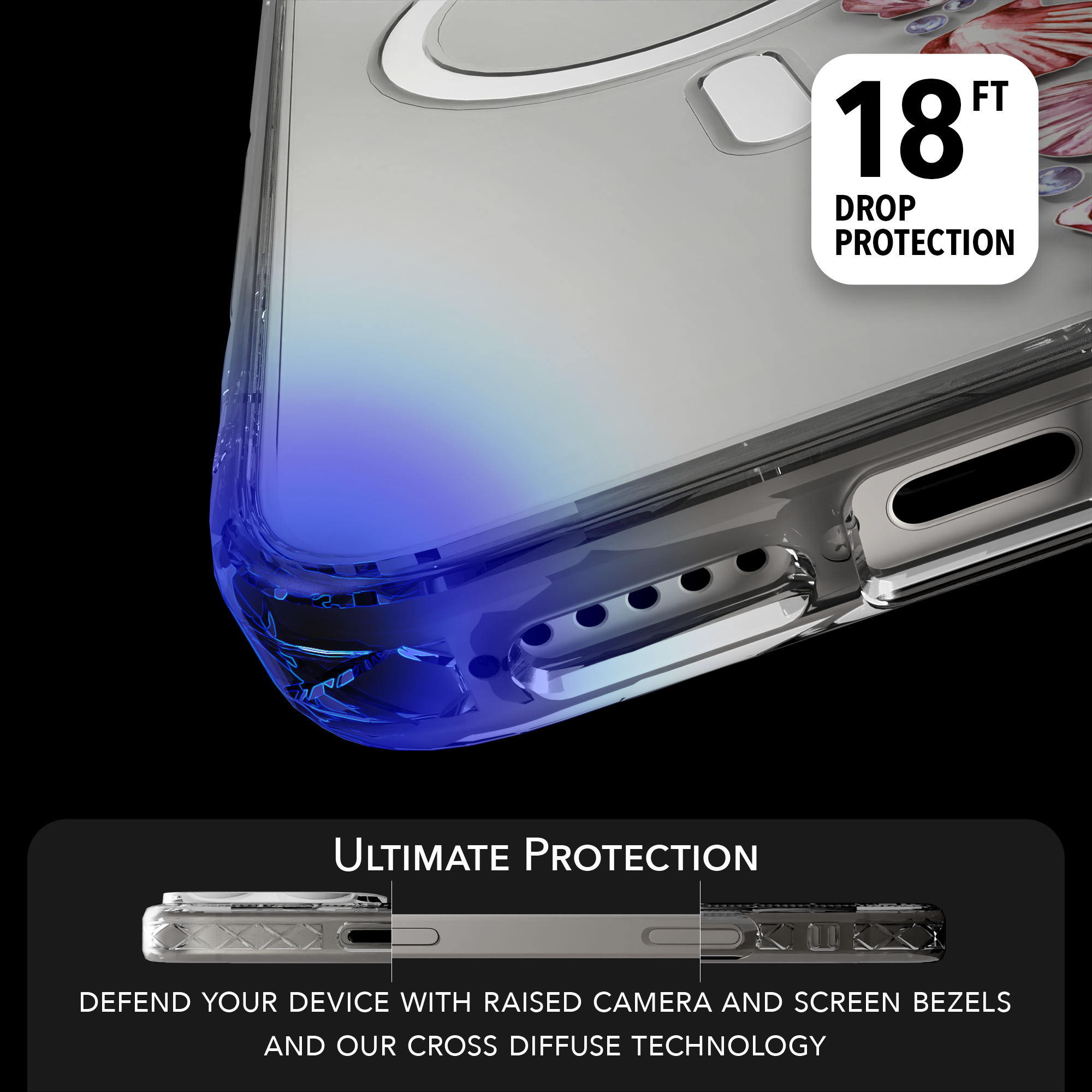 iPhone 16 Series | MagSafe | Coastal Case Collection | Seashell Stripe Line of Shells / iPhone 16 Pro Max / Clear