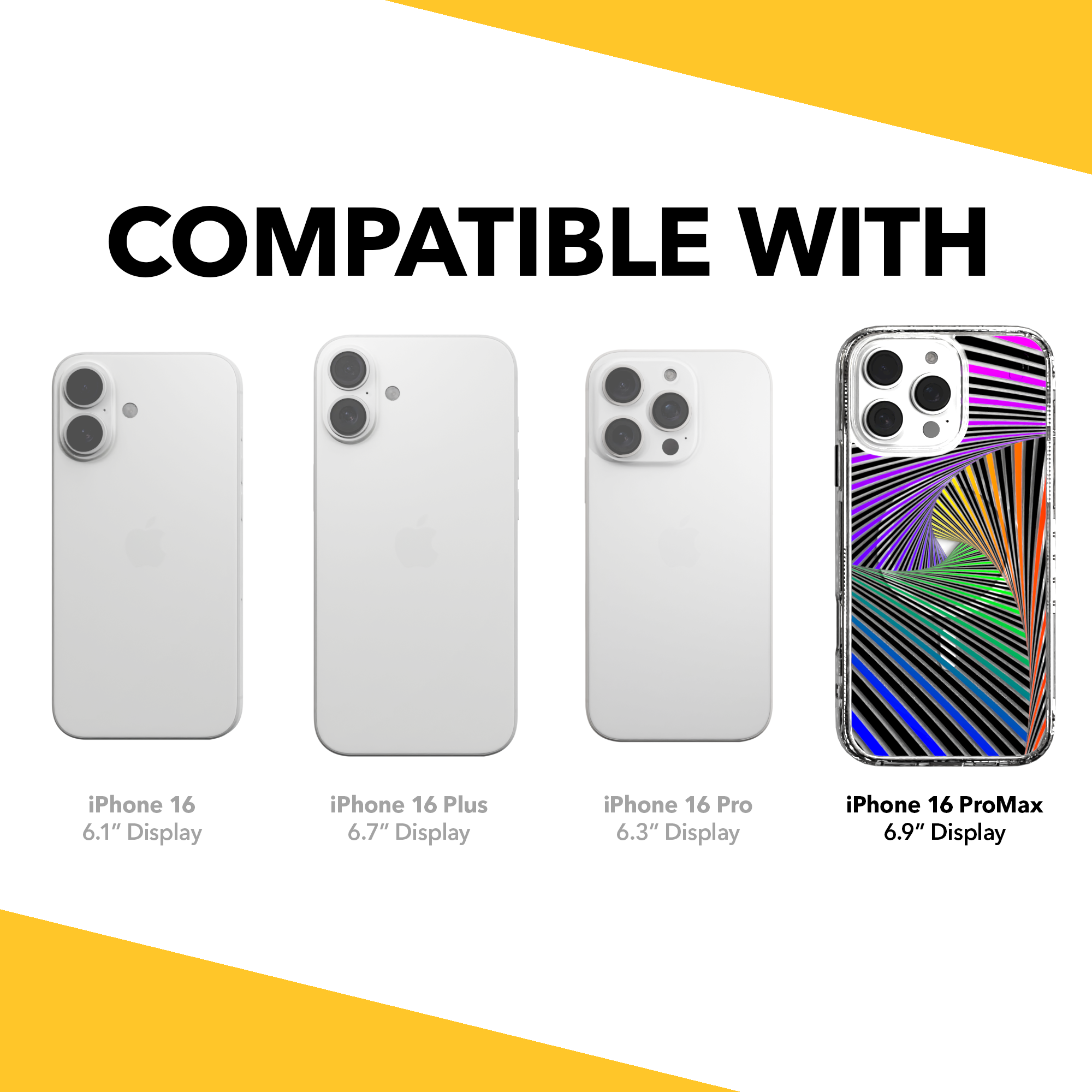iPhone 16 Series | MagSafe | Monochromatic Case Designs | Prism Prsima / iPhone 16 Pro Max / Clear