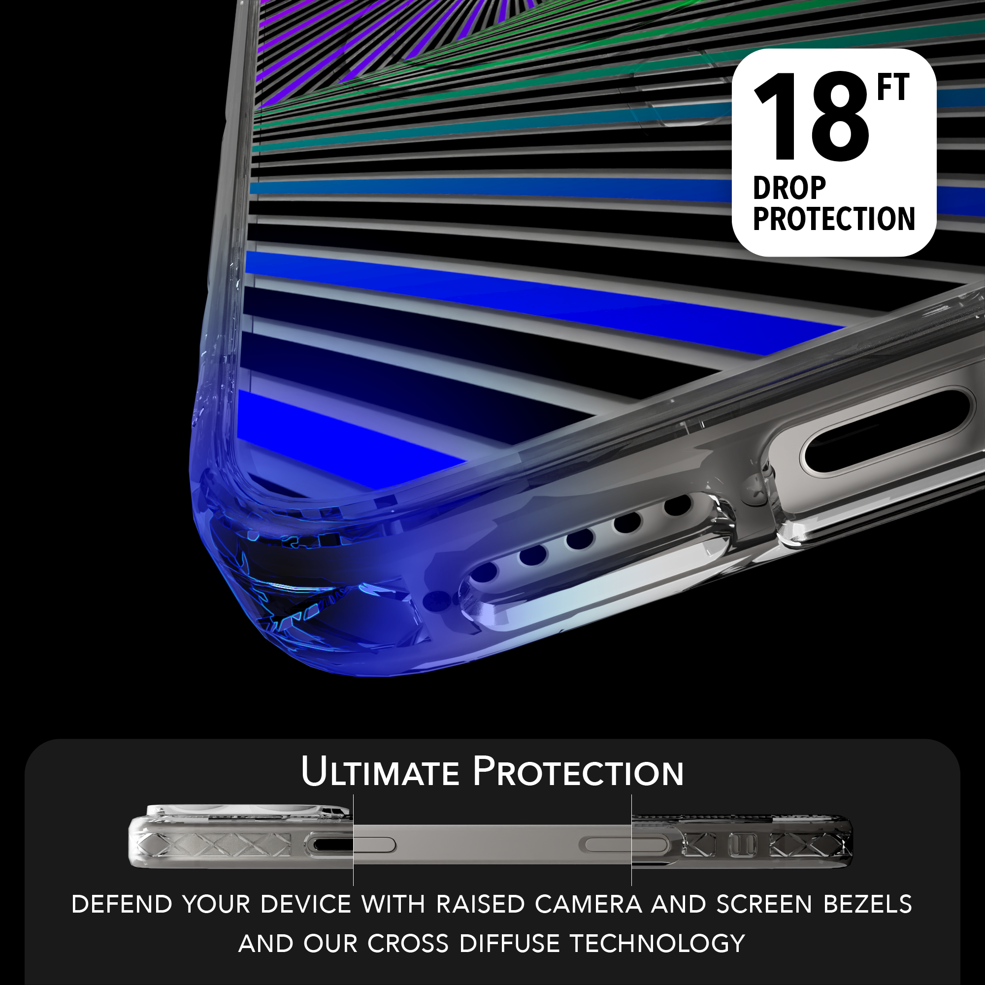 iPhone 16 Series | MagSafe | Monochromatic Case Designs | Prism Prsima / iPhone 16 Pro Max / Clear