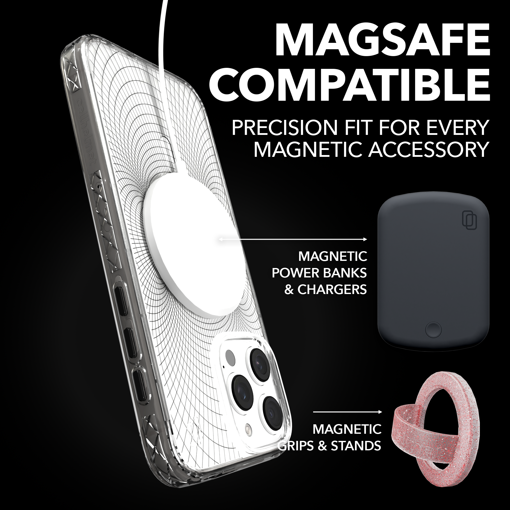 iPhone 16 Series | MagSafe | Monochromatic Case Designs | Symmetry Symmetry / iPhone 16 Pro Max / Clear