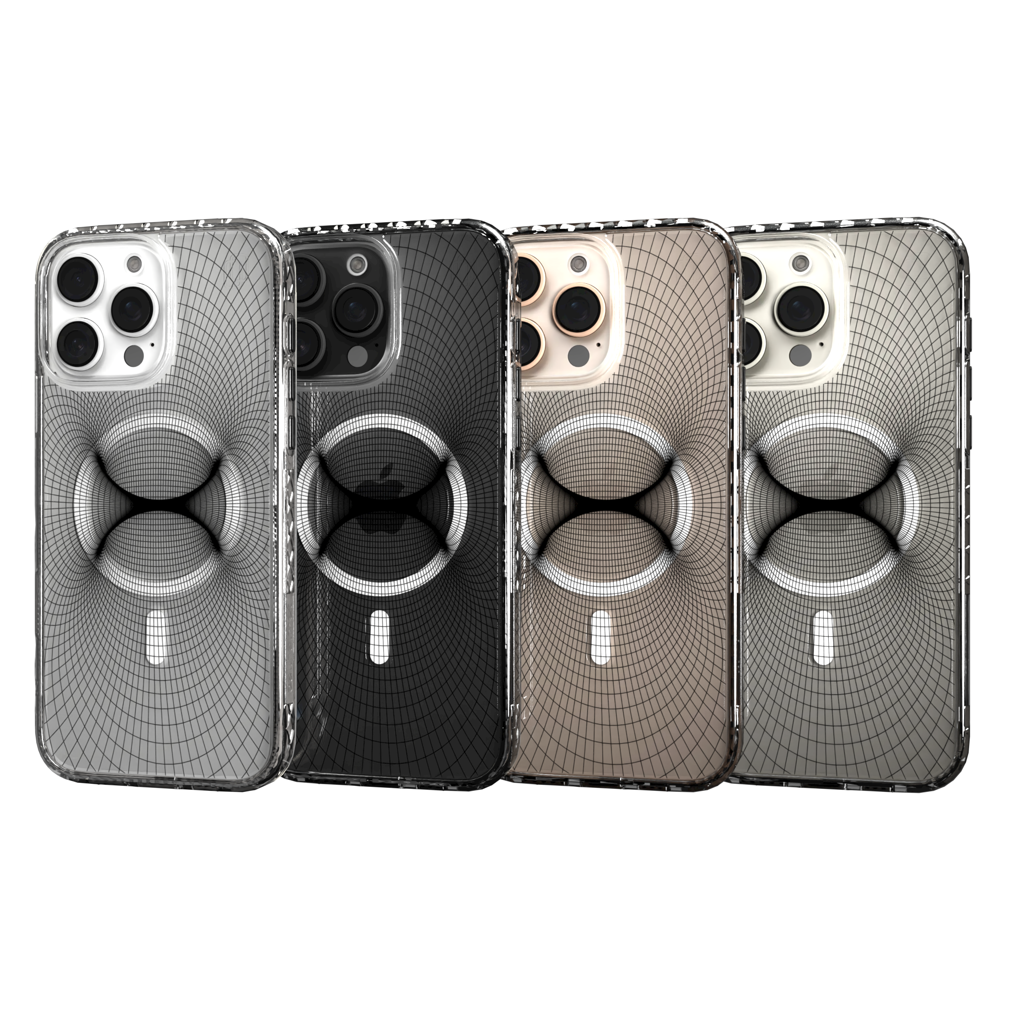 iPhone 16 Series | MagSafe | Monochromatic Case Designs | Symmetry Symmetry / iPhone 16 Pro Max / Clear