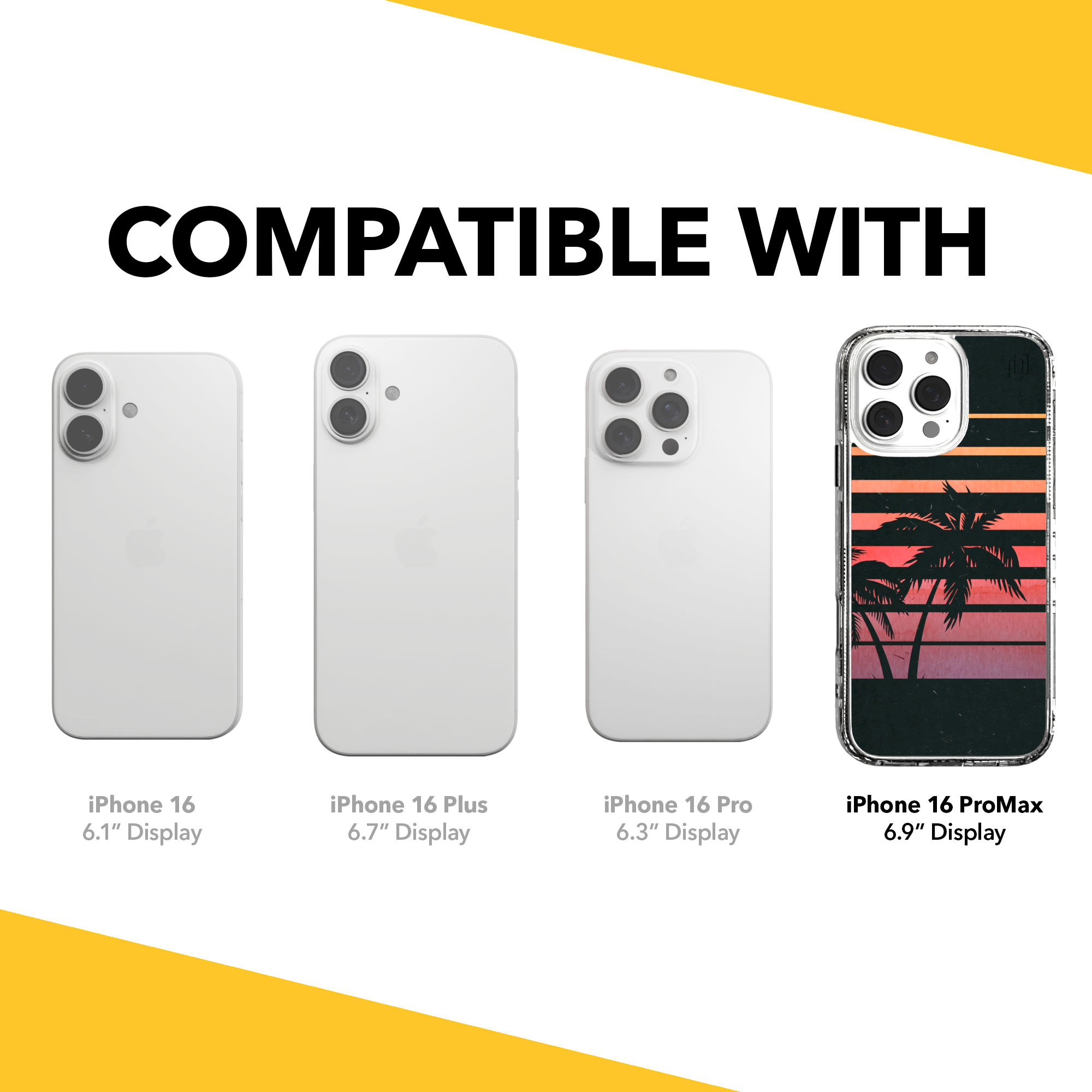 iPhone 16 Series | MagSafe | Summer Vibes Case Collection | Beach Sunset Beach Sunset / iPhone 16 Pro Max / Clear
