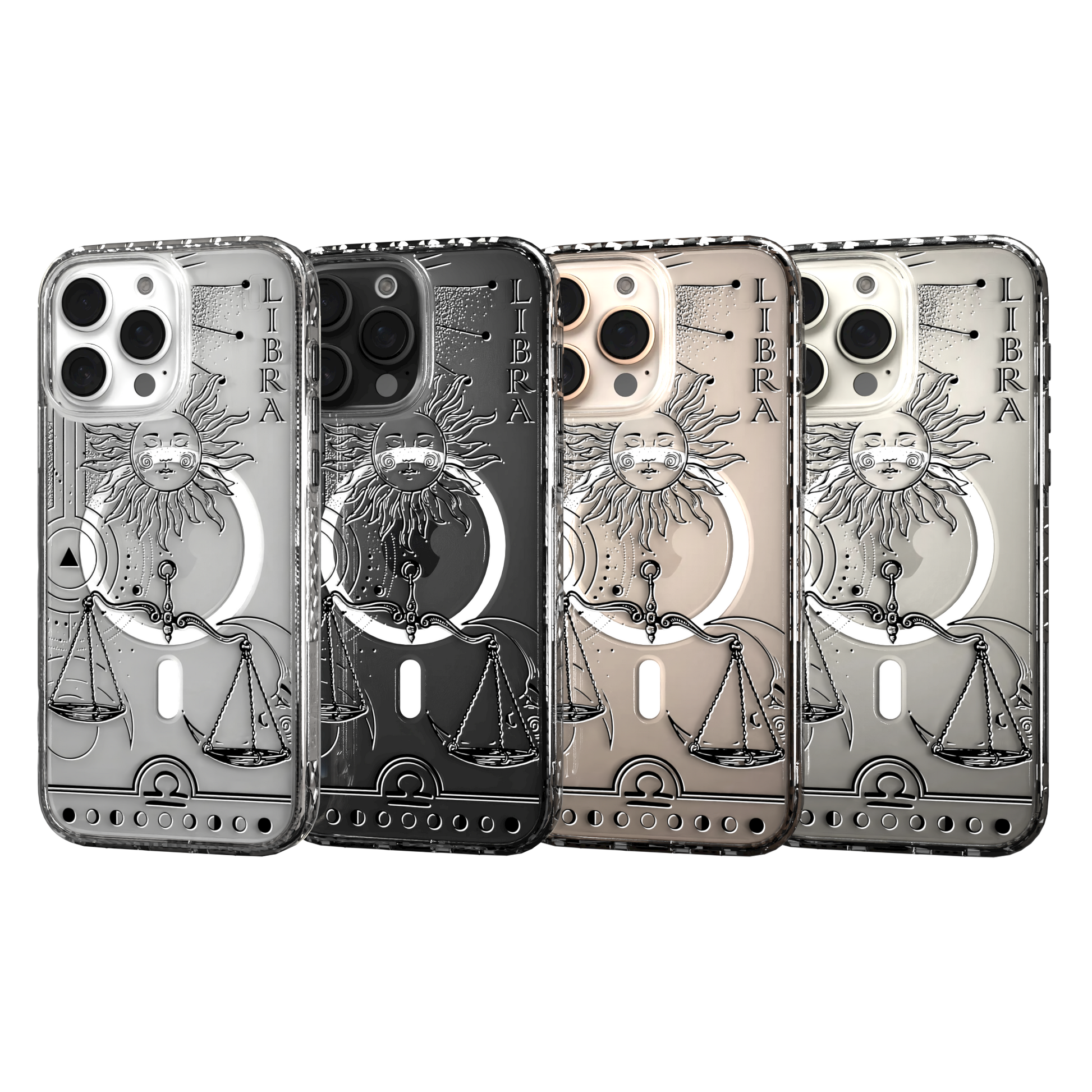 iPhone 16 Series | MagSafe | Zodiac Collection | Libra Libra Black / iPhone 16 Pro Max / Clear